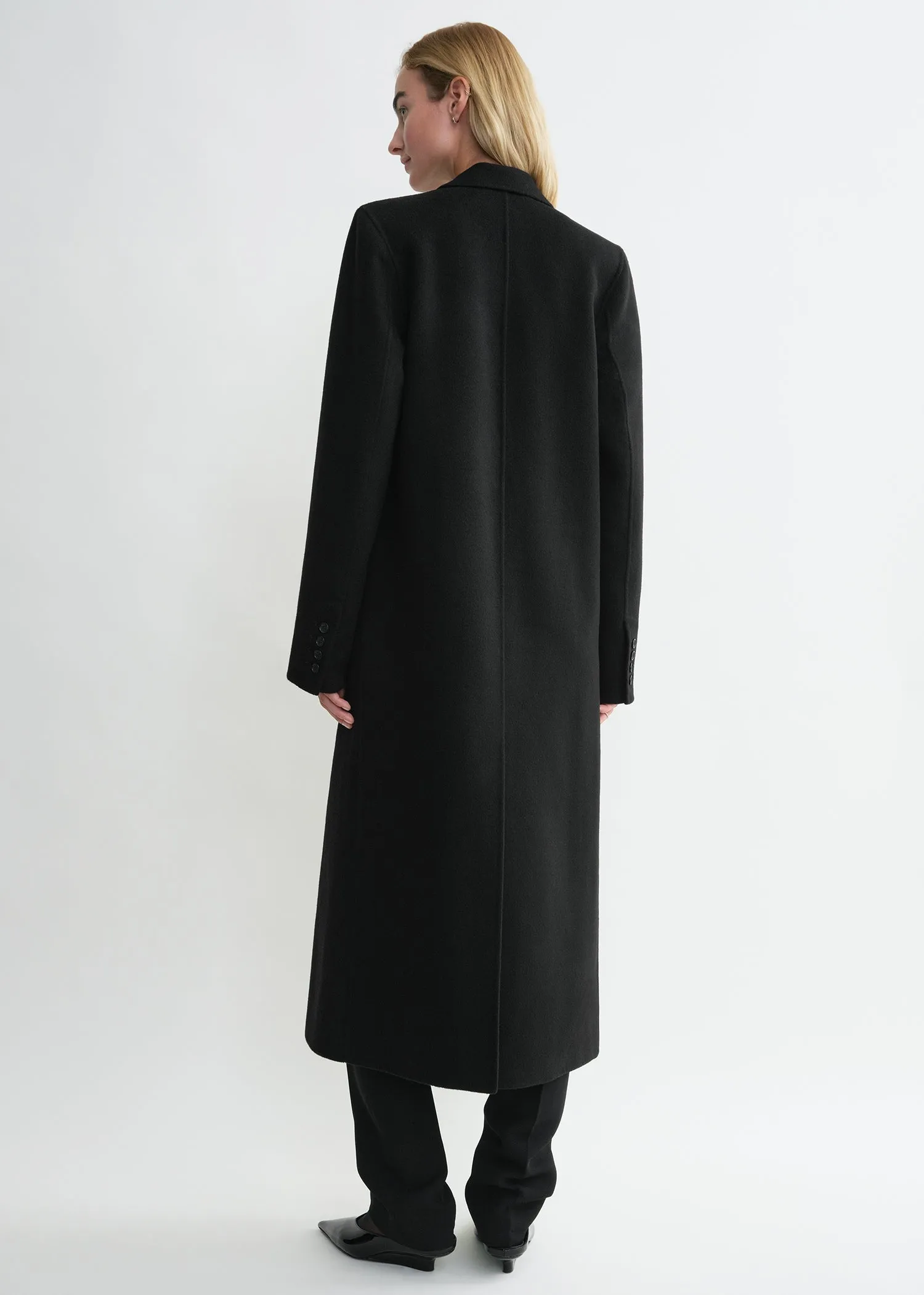 Classic doublé coat black sold by Toteme product image thumbnail 3