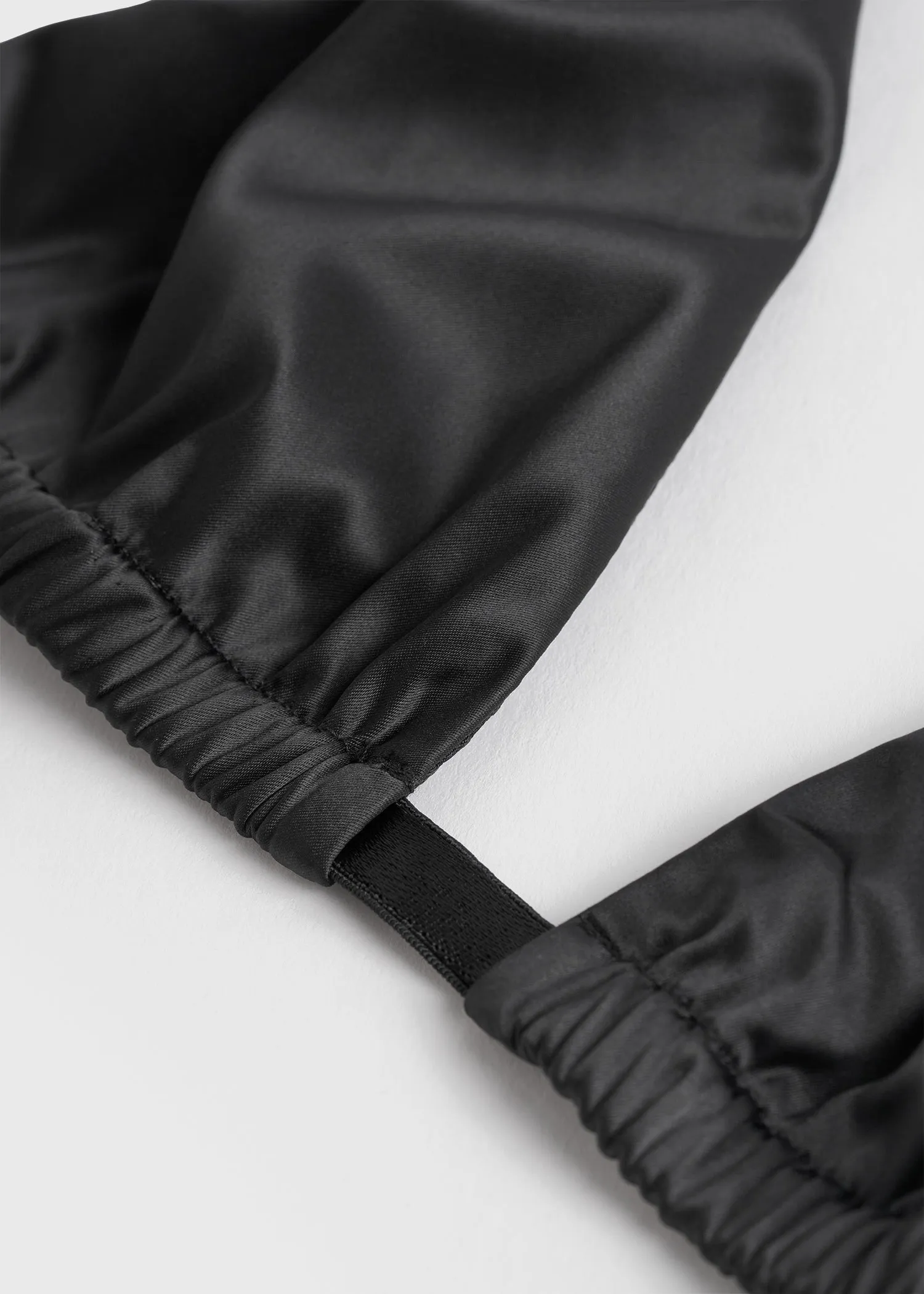 Satin bralette black sold by Toteme product image thumbnail 5