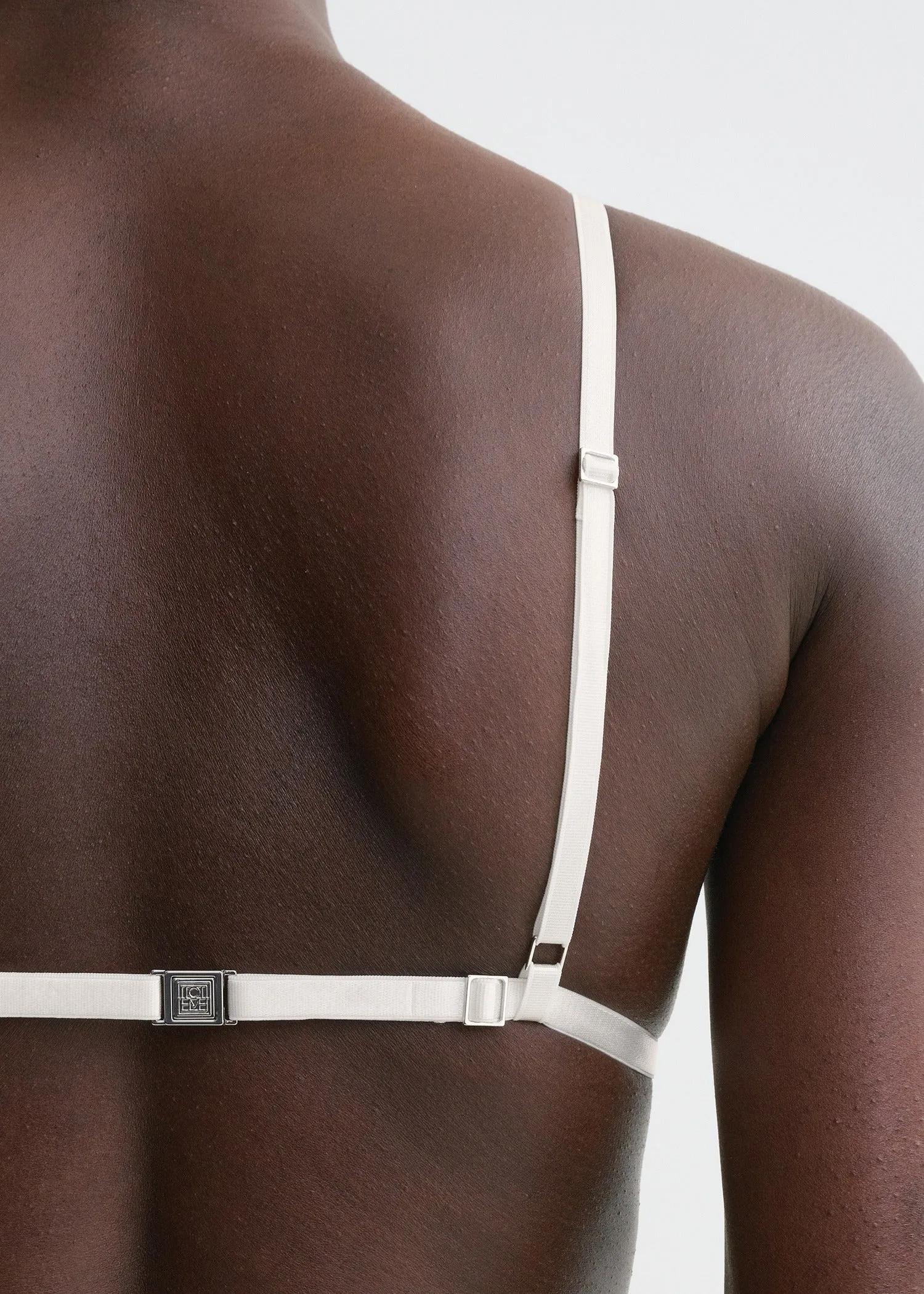 Satin bralette milk sold by Toteme product image thumbnail 4