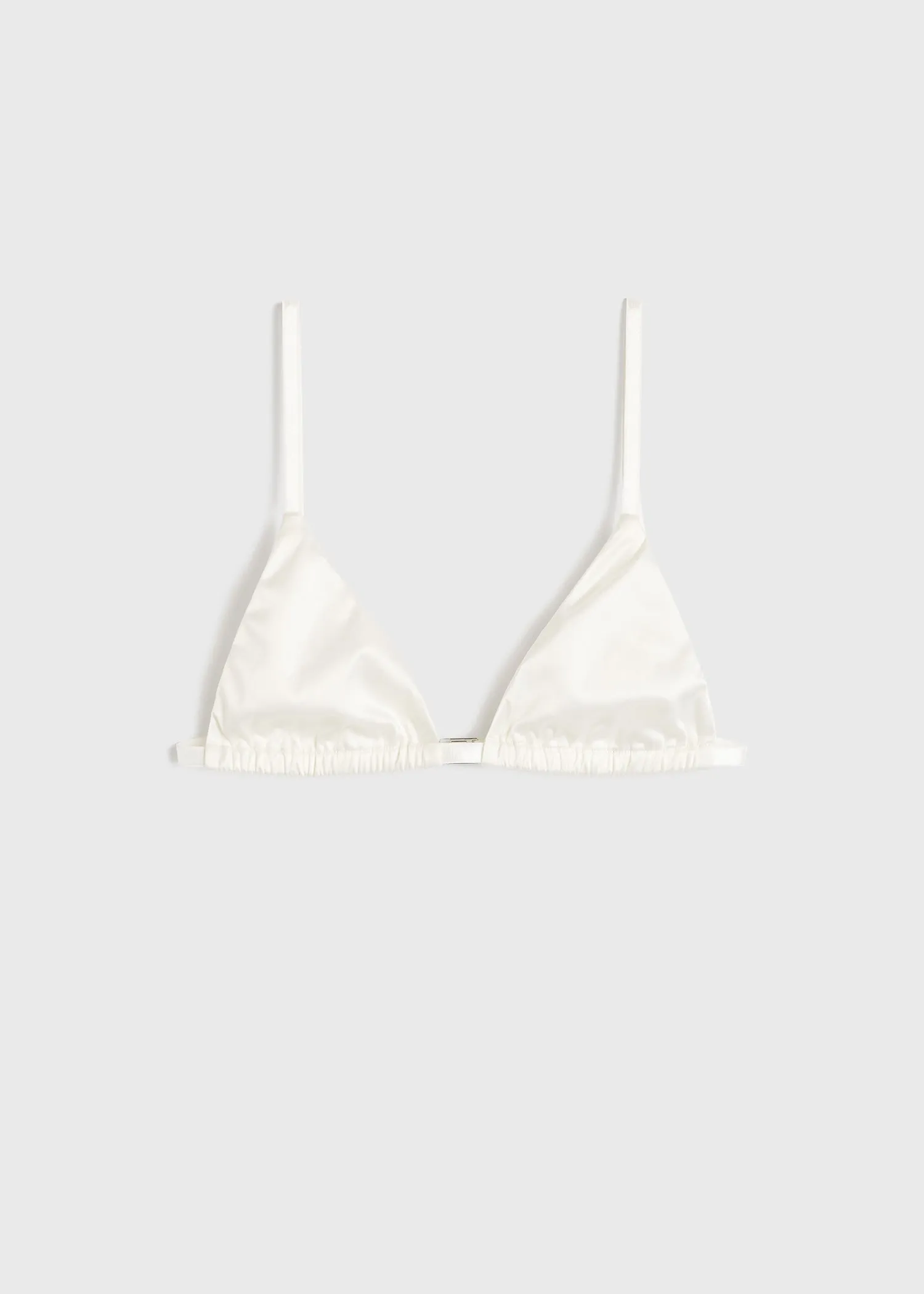 Satin bralette milk sold by Toteme