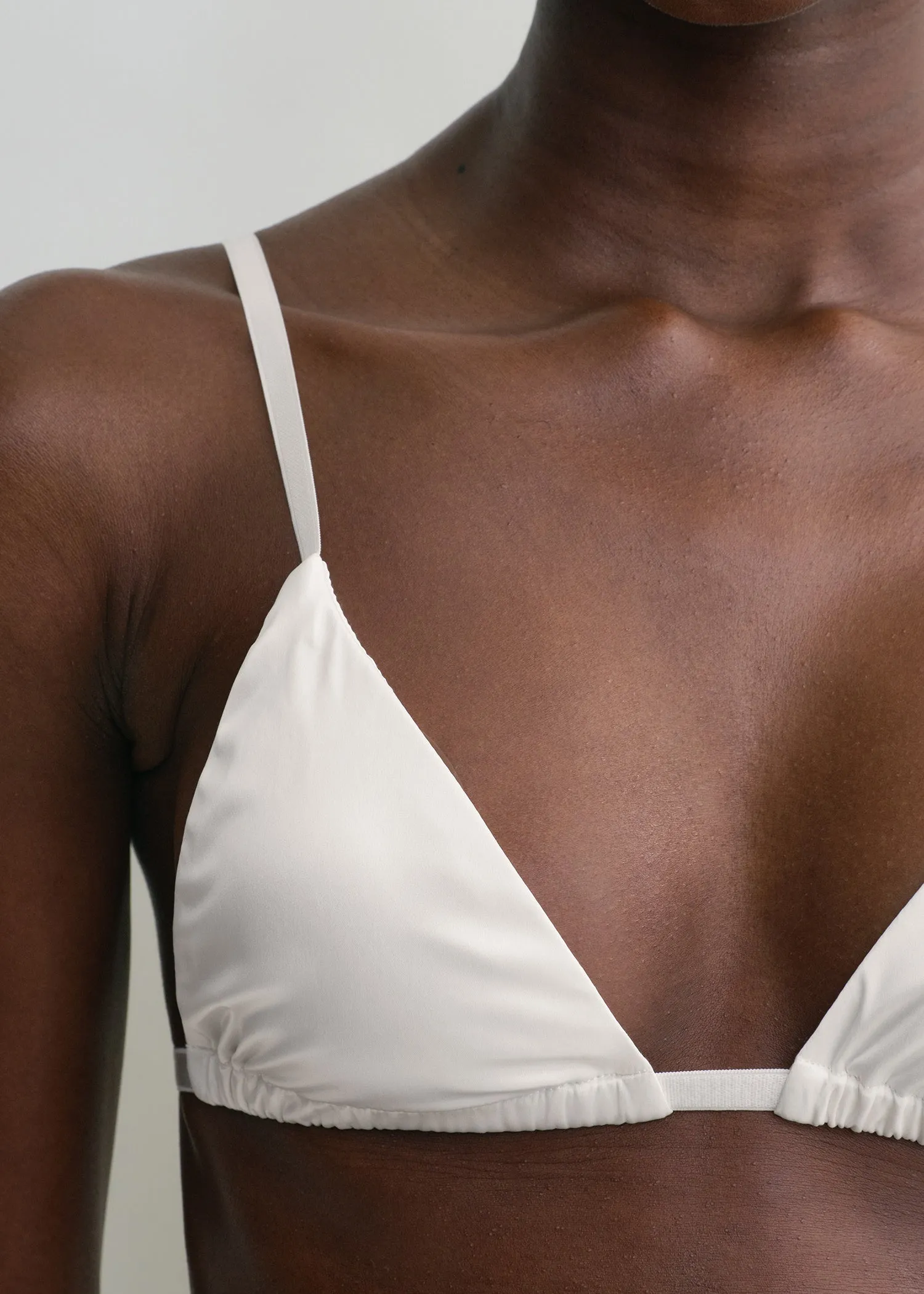 Satin bralette milk sold by Toteme product image thumbnail 3