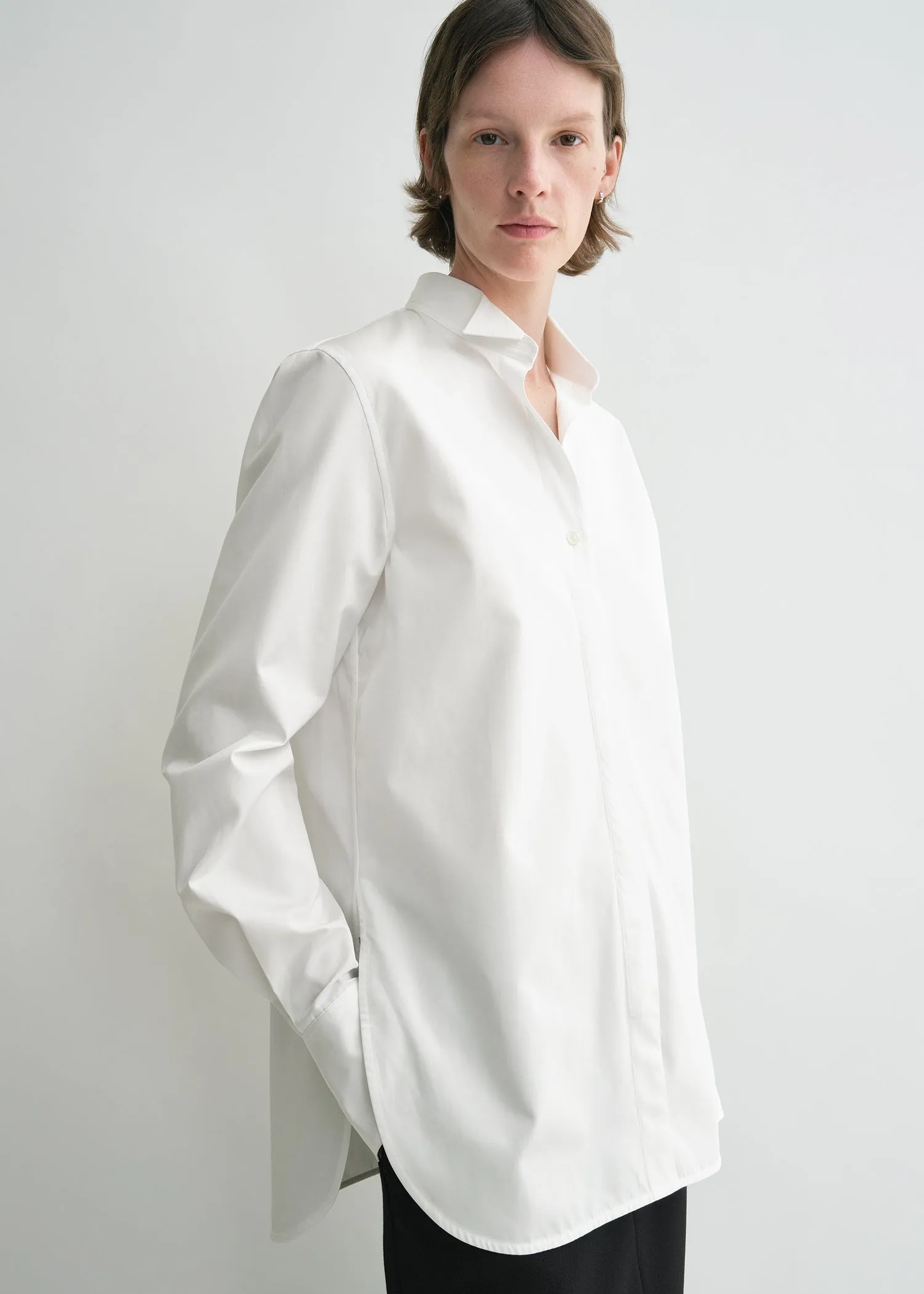 Tuxedo shirt white sold by Toteme product image thumbnail 5