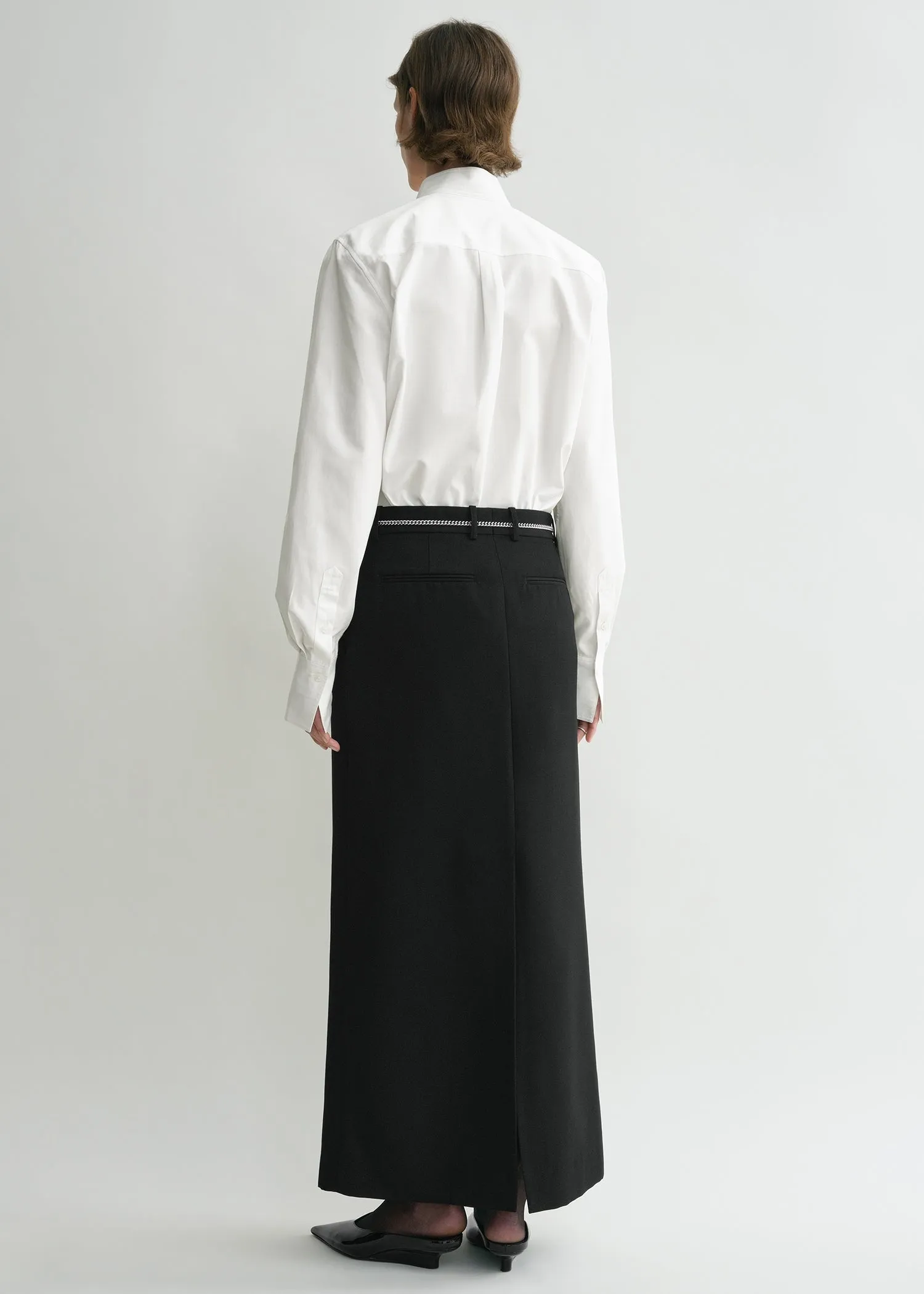 Tuxedo shirt white sold by Toteme product image thumbnail 3