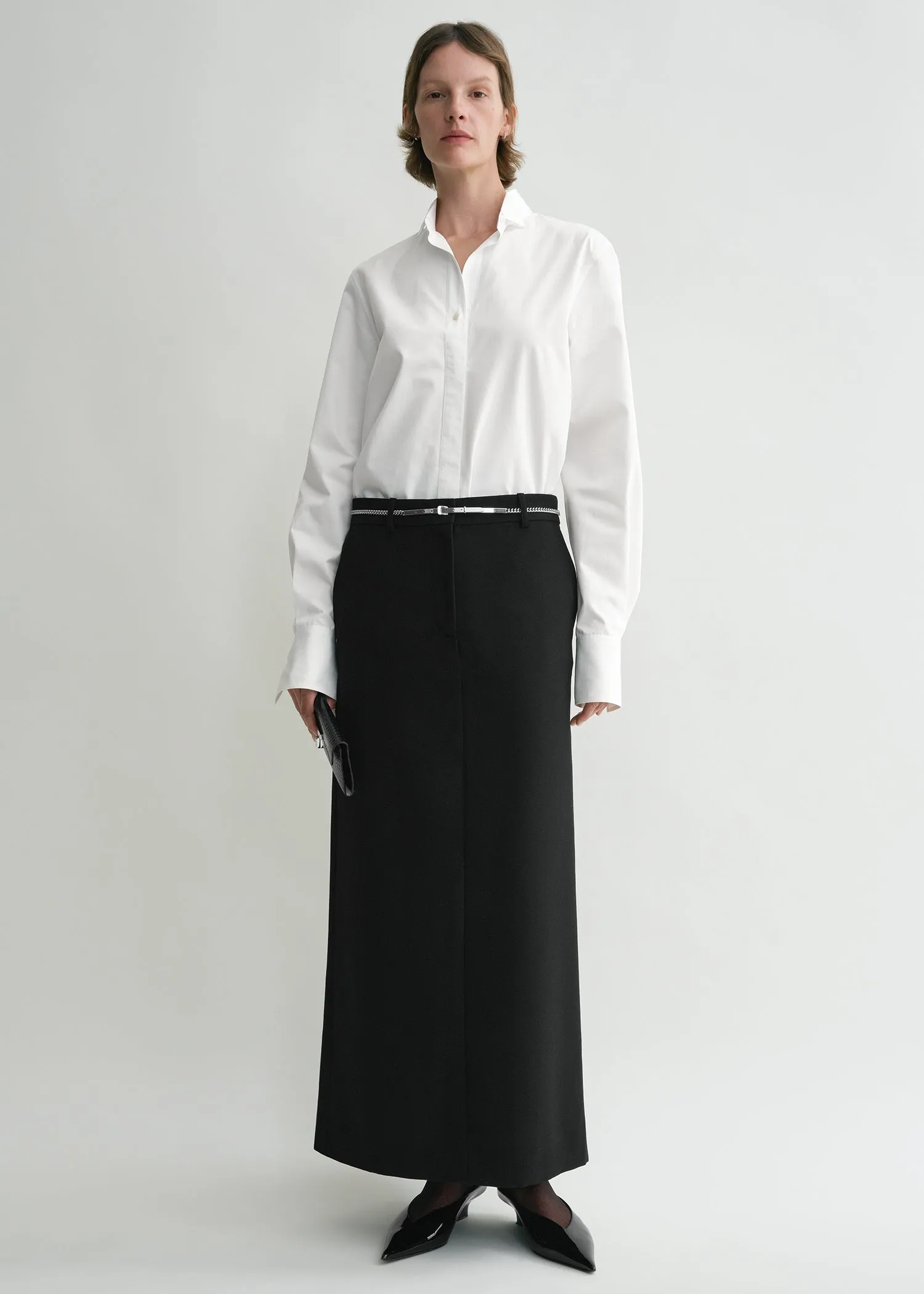 Tuxedo shirt white sold by Toteme