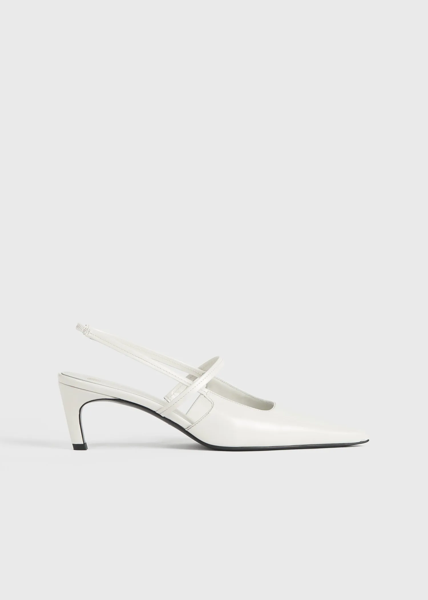 Sharp patent slingbacks off-white sold by Toteme