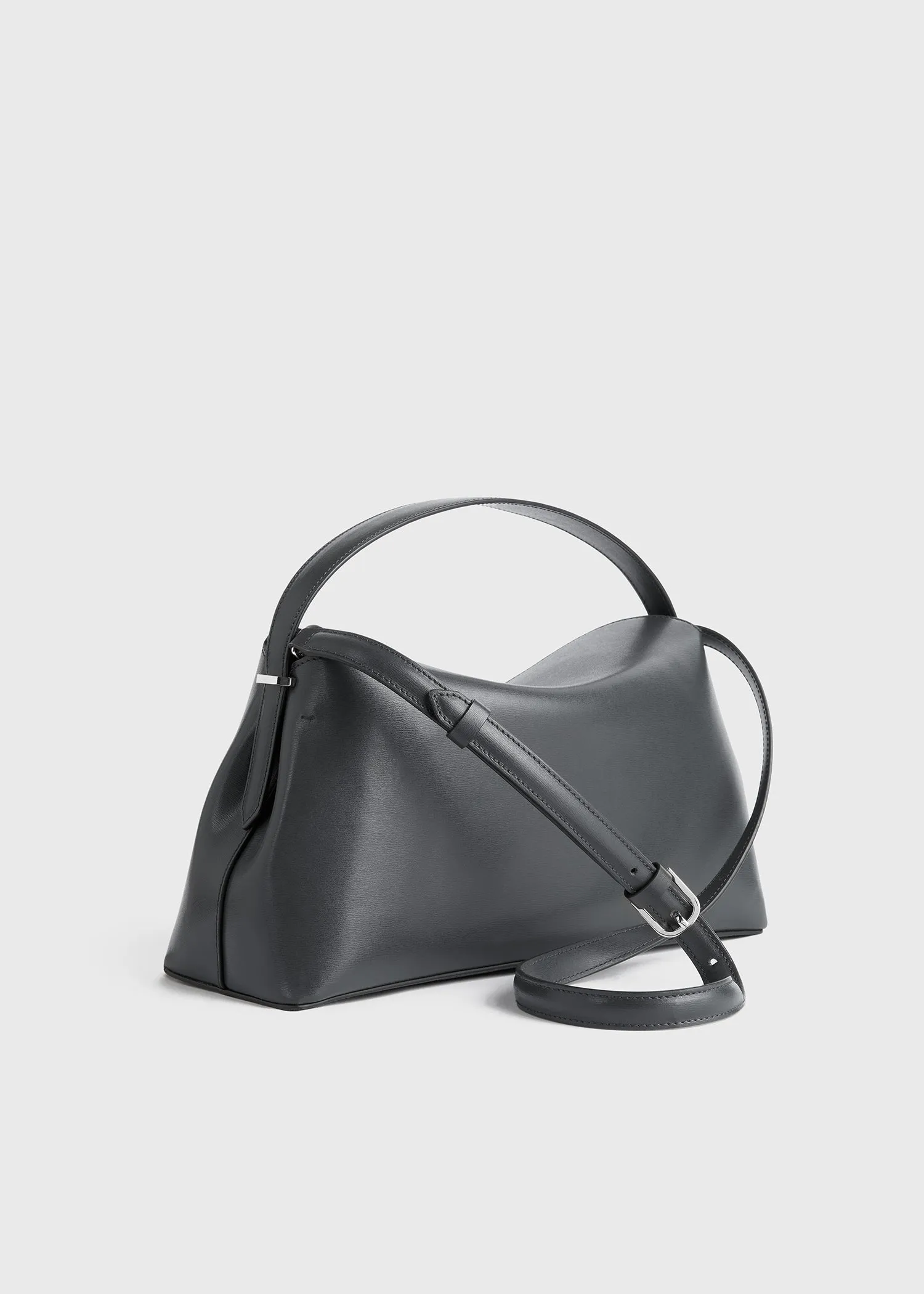 T-lock leather top handle shark sold by Toteme product image thumbnail 4