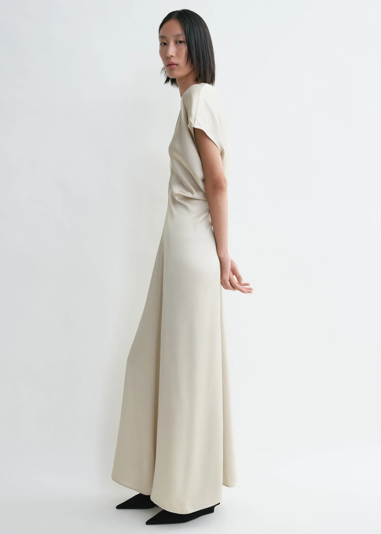 Slouch waist dress pearl sold by Toteme product image thumbnail 2