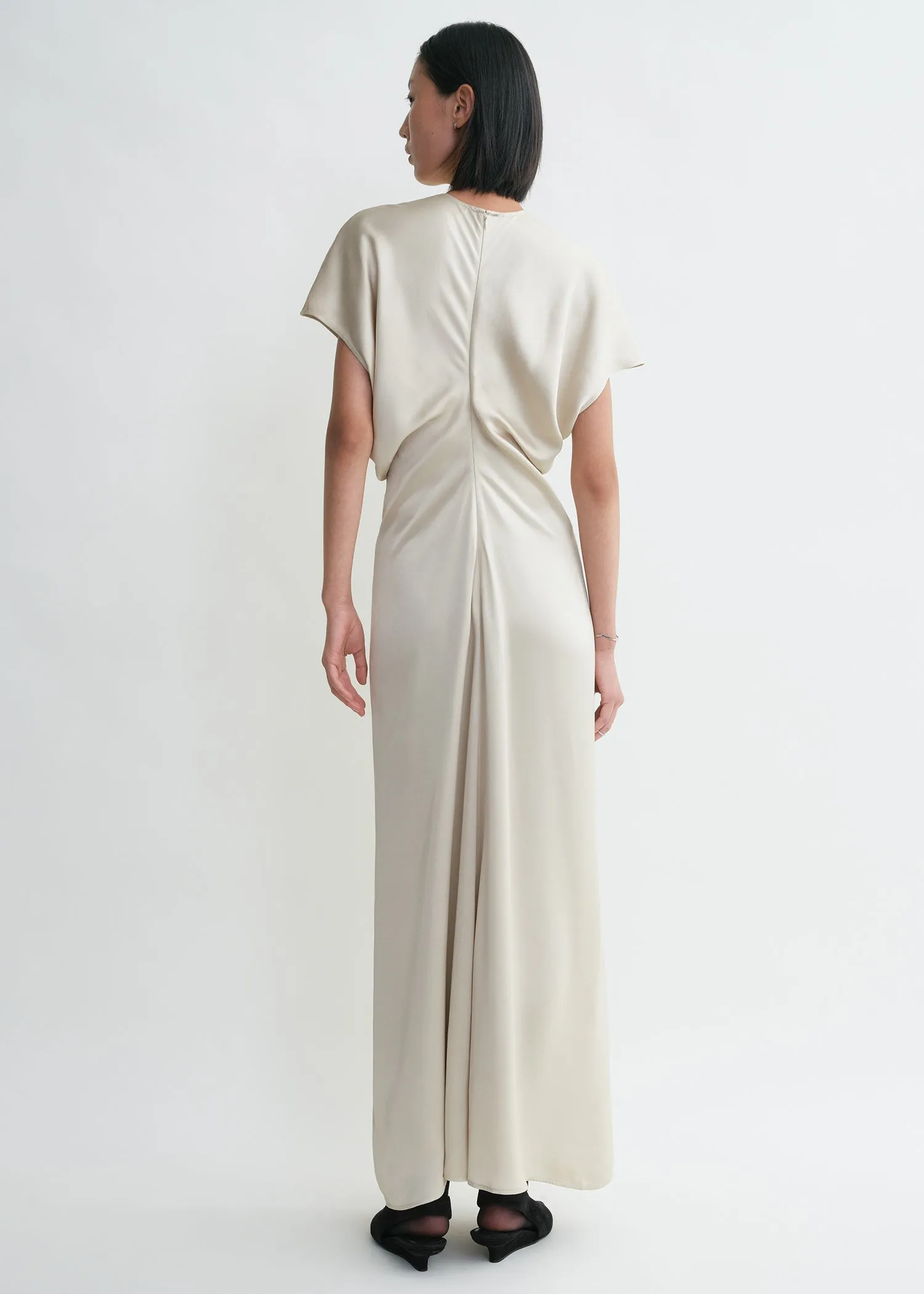 Slouch waist dress pearl sold by Toteme product image thumbnail 3