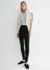 Monogram knit leggings black sold by Toteme