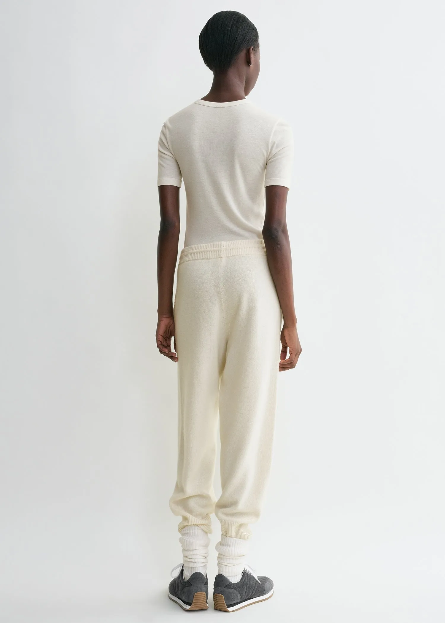 Classic rib tee winter white sold by Toteme product image thumbnail 4