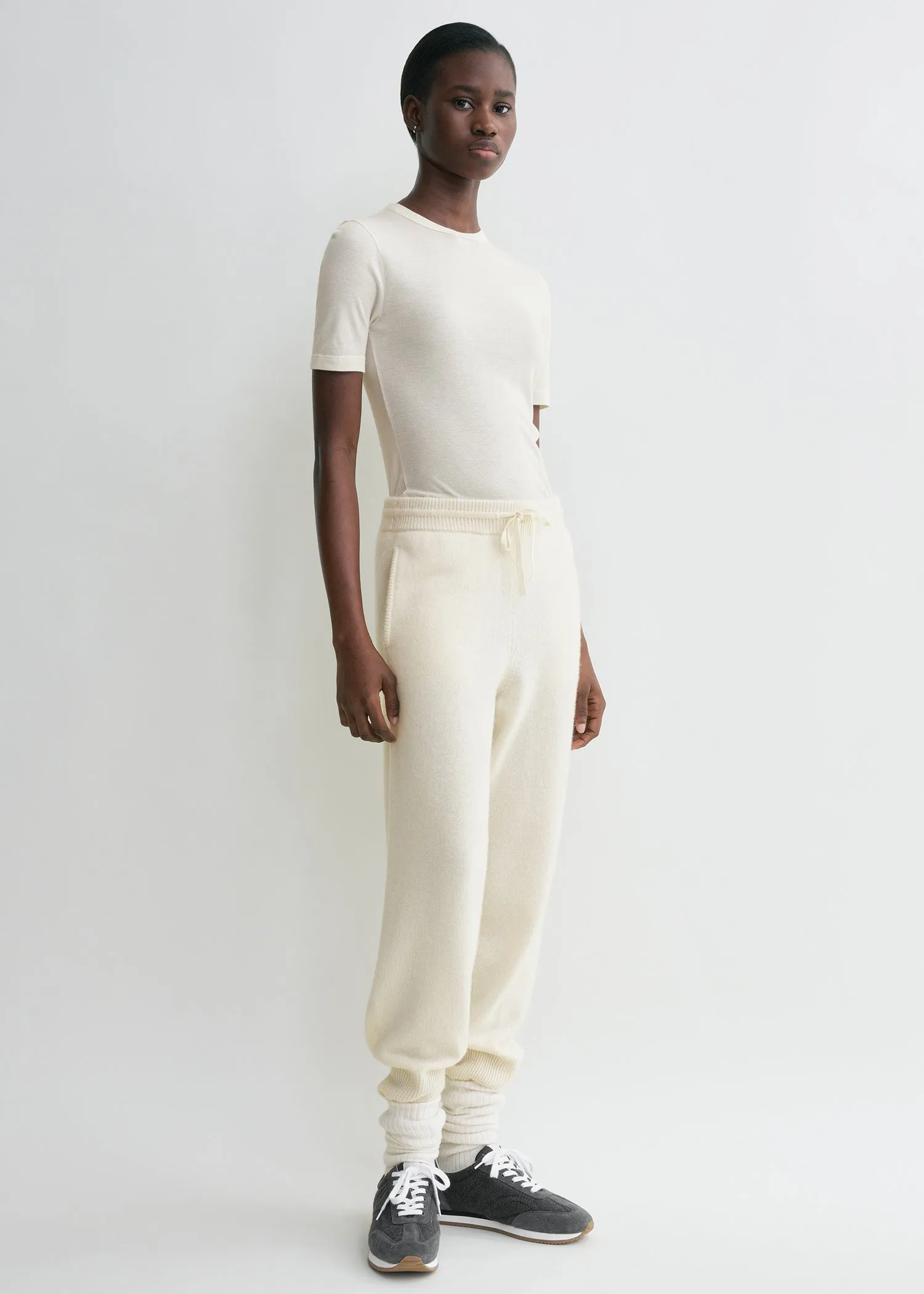 Classic rib tee winter white sold by Toteme product image thumbnail 3