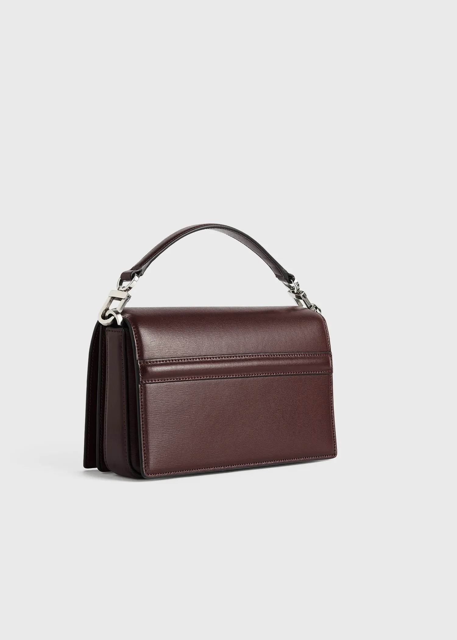 Mini T-flap leather bag bordeaux sold by Toteme product image thumbnail 5