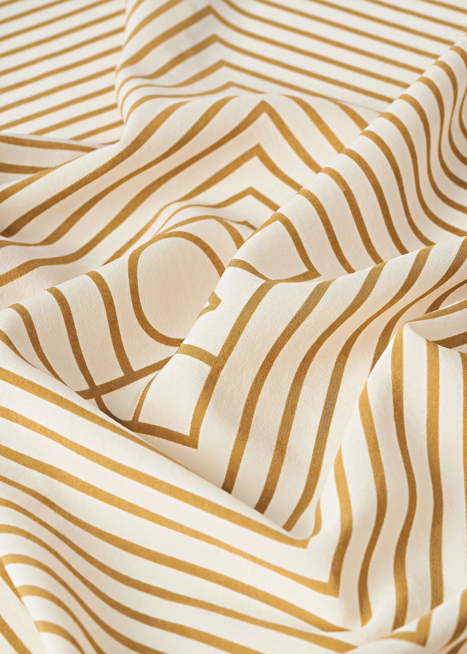 Signature monogram silk scarf bone sold by Toteme product image thumbnail 3