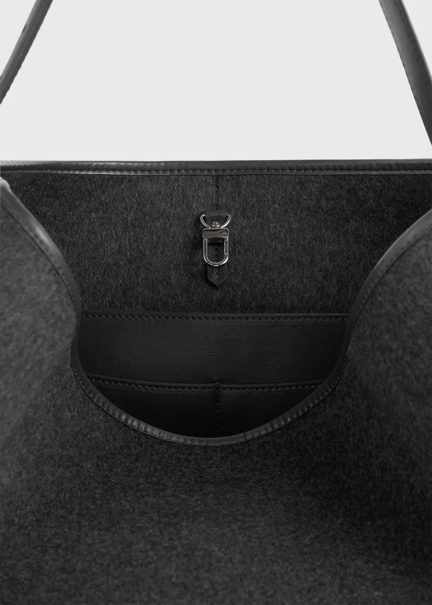 Belted doublé tote grey sold by Toteme product image thumbnail 5