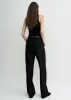 Straight suit trousers black sold by Toteme