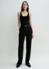 Straight suit trousers black sold by Toteme