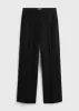 Straight suit trousers black sold by Toteme