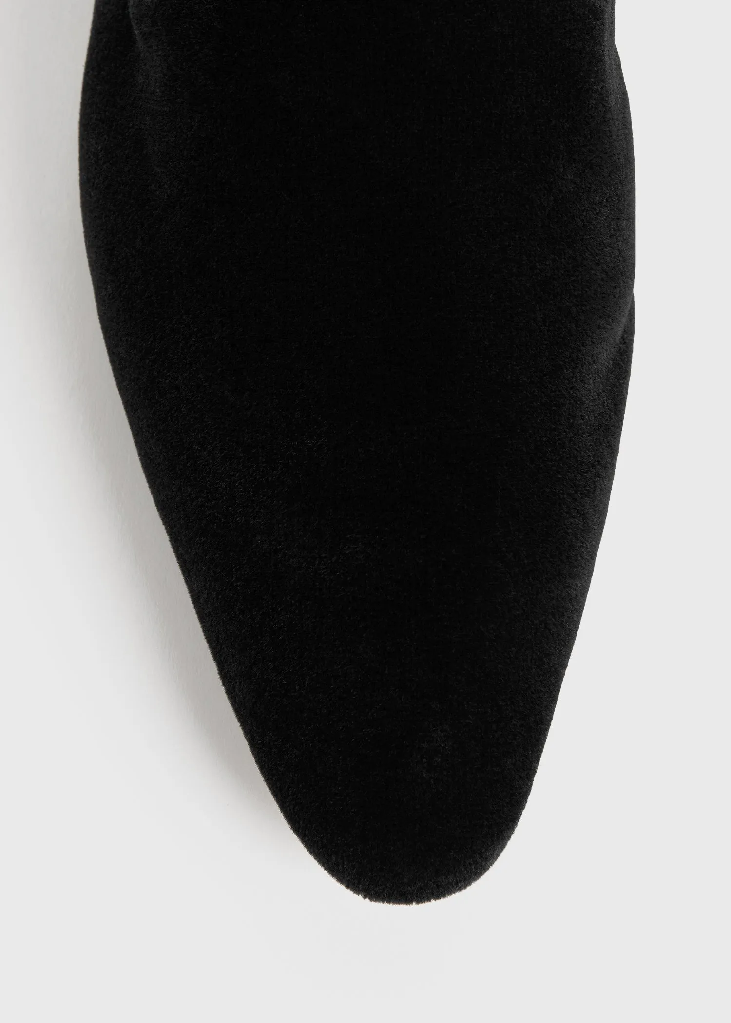 Velvet venetian slippers black sold by Toteme product image thumbnail 5