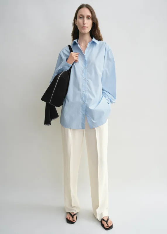 Classic tumbled shirt sky sold by Toteme