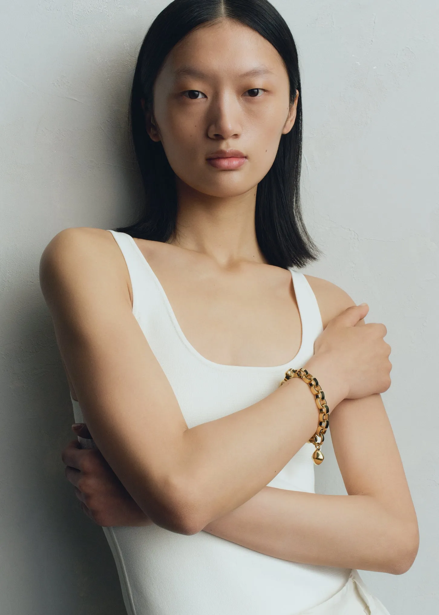 Pebble bracelet gold sold by Toteme product image thumbnail 3