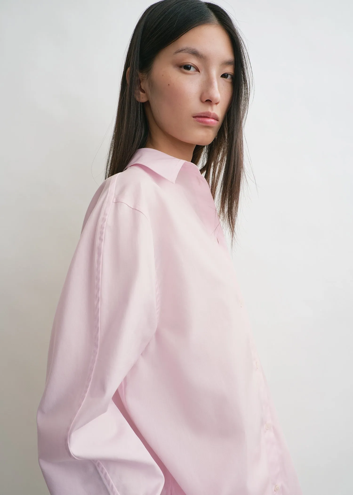 Kimono-sleeve poplin shirt blossom sold by Toteme product image thumbnail 4