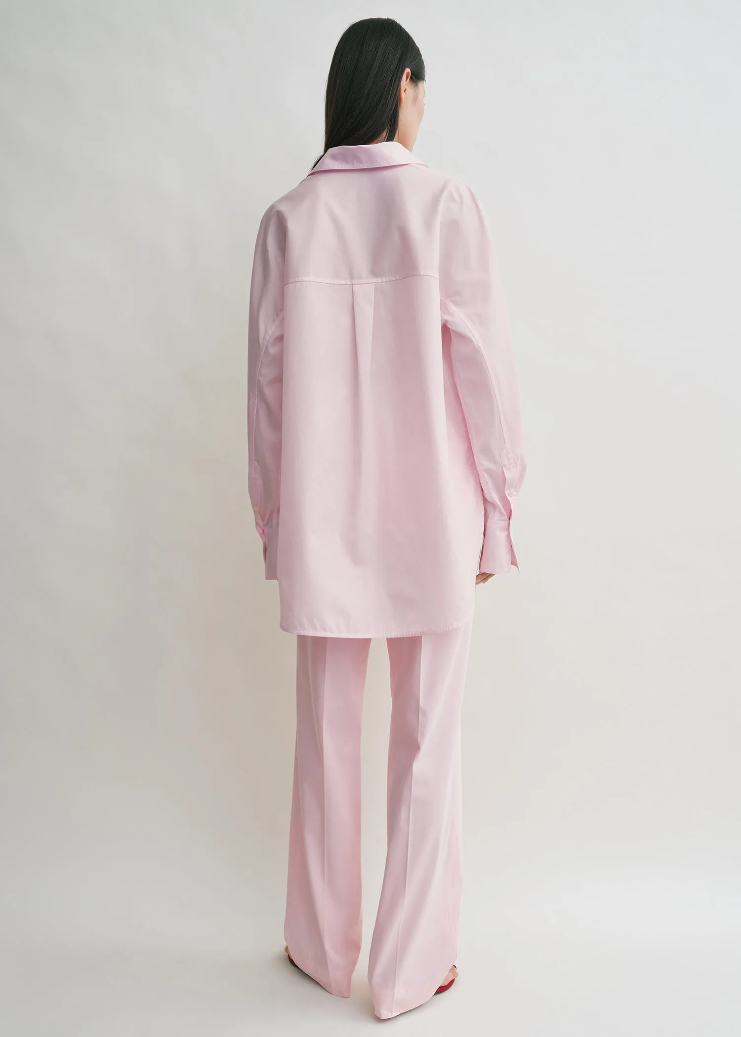 Kimono-sleeve poplin shirt blossom sold by Toteme product image thumbnail 3