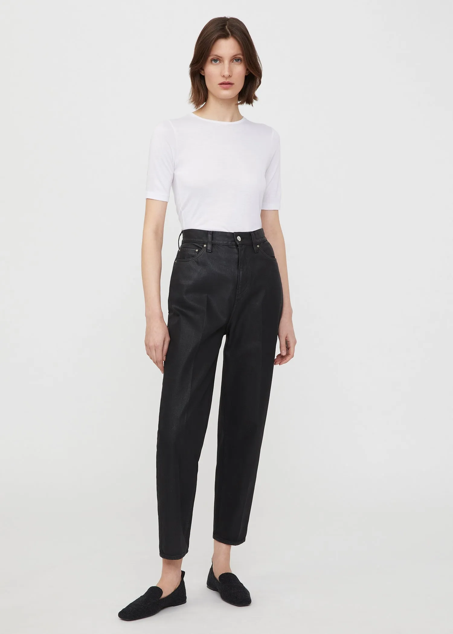 Thin cashmere modal tee off-white sold by Toteme