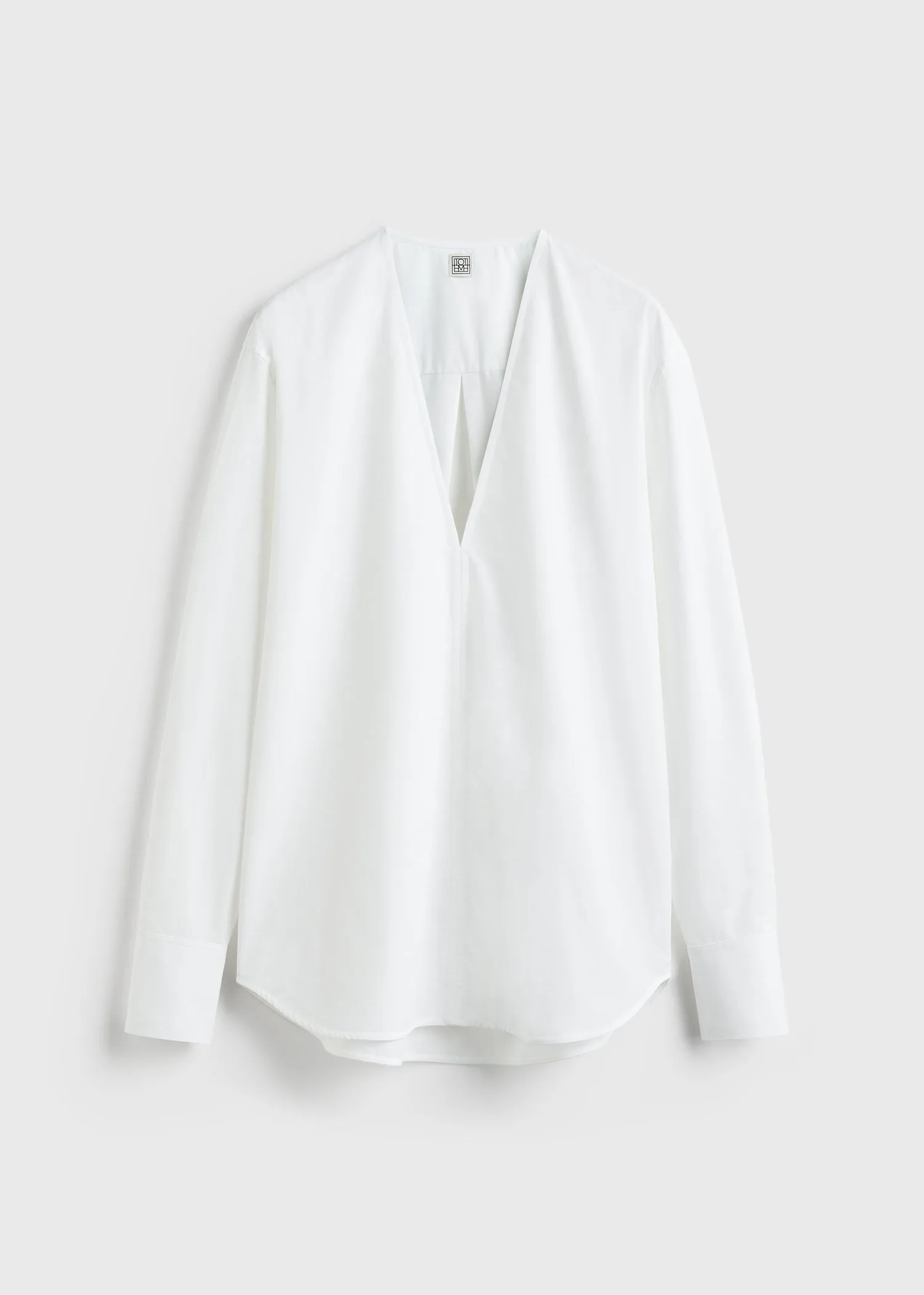 V-neck shirt white sold by Toteme product image thumbnail 5