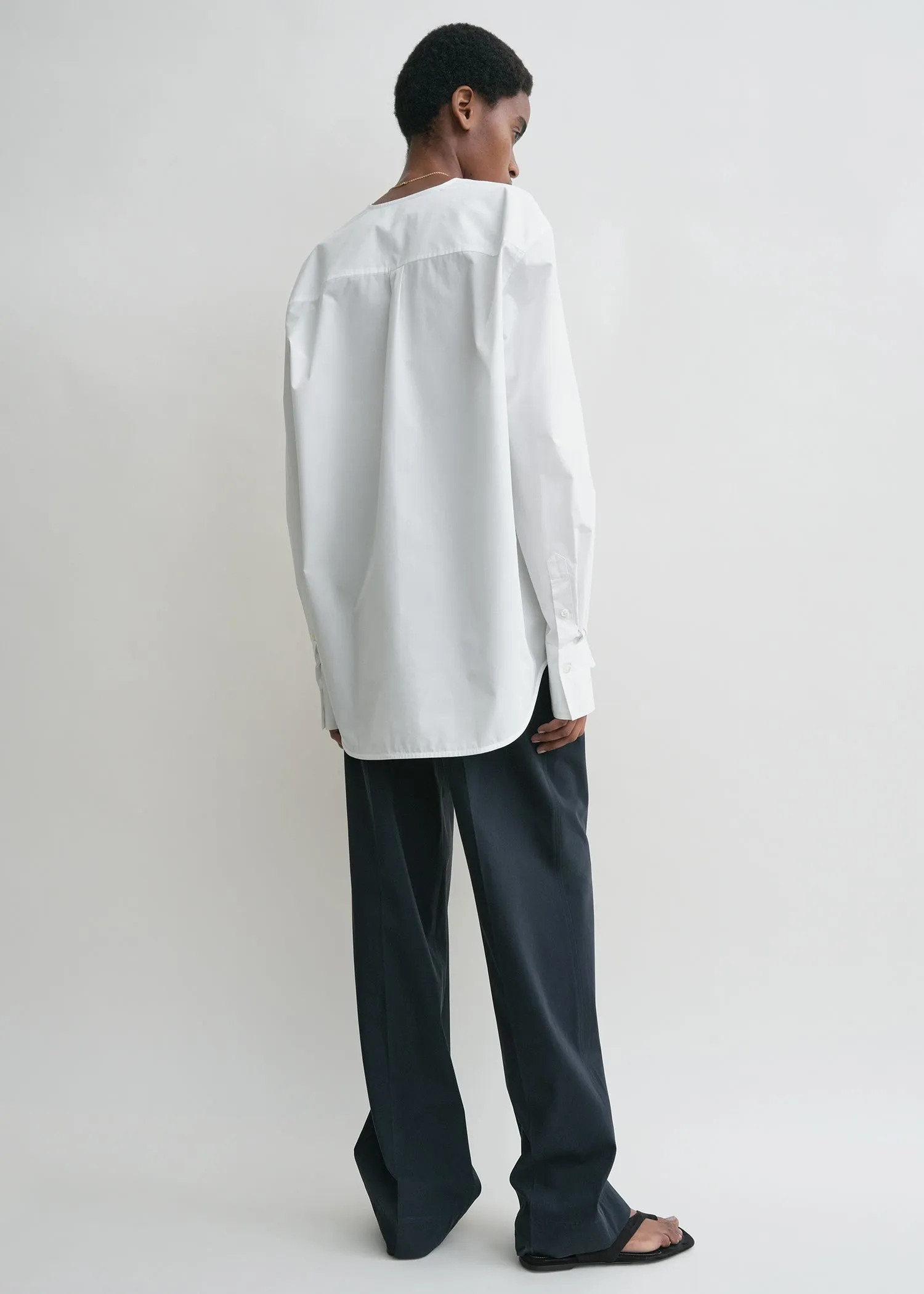 V-neck shirt white sold by Toteme product image thumbnail 3