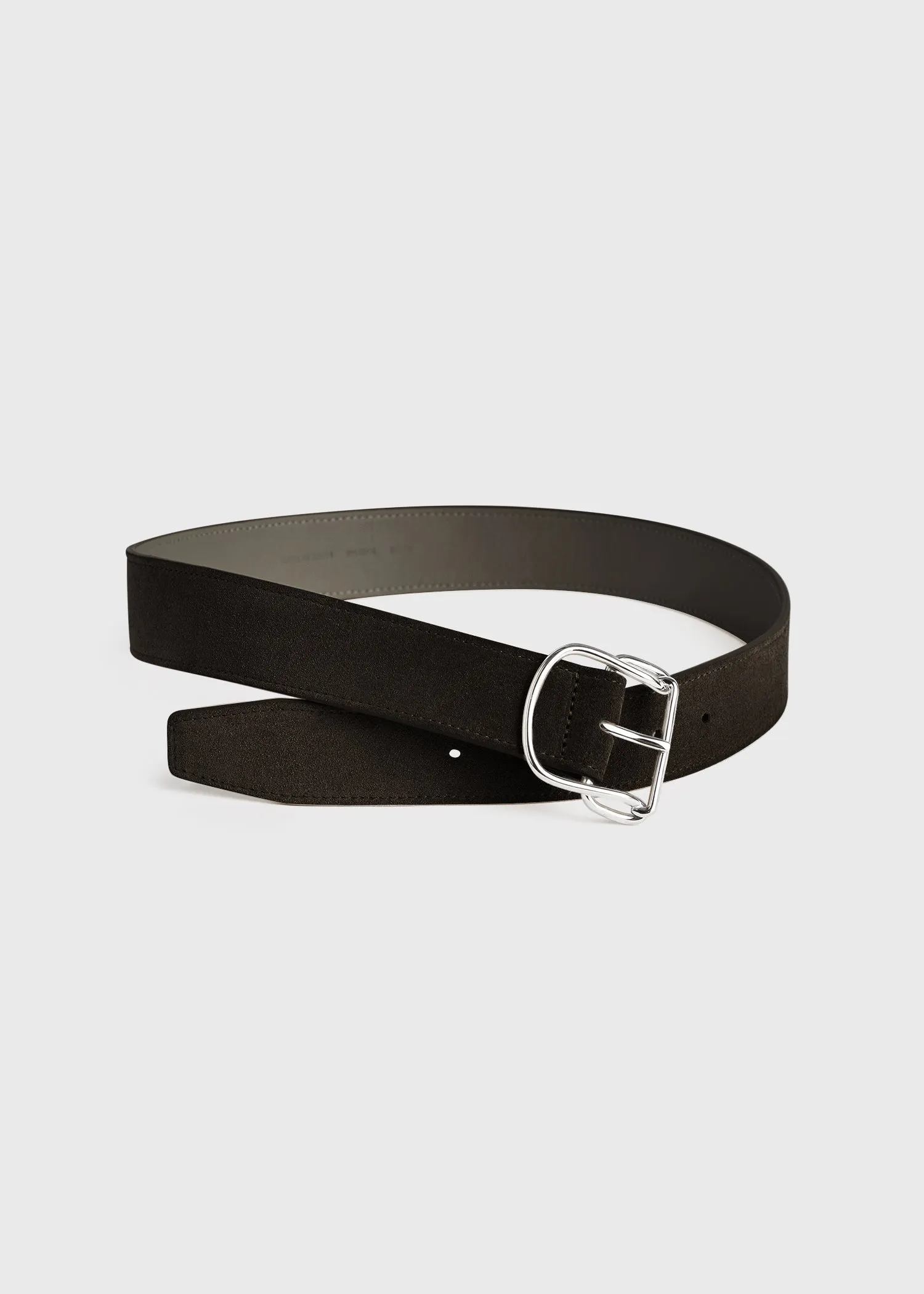 Swirl suede belt pepper sold by Toteme product image thumbnail 4