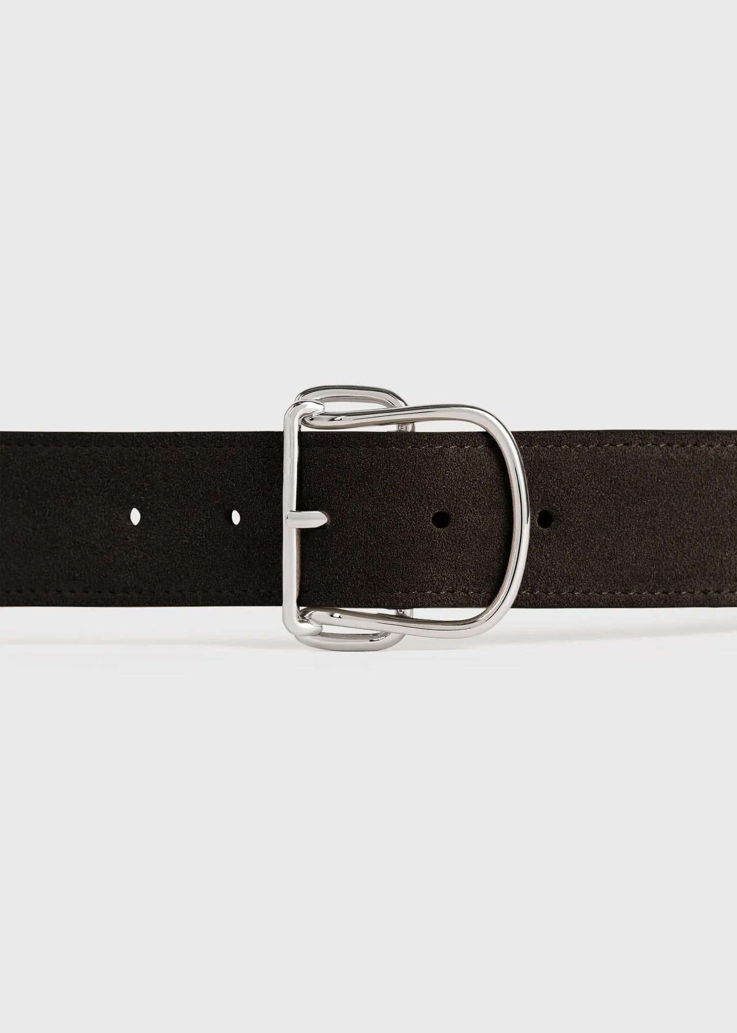 Swirl suede belt pepper sold by Toteme product image thumbnail 5