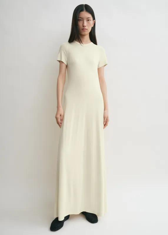 Fluid jersey dress ecru sold by Toteme