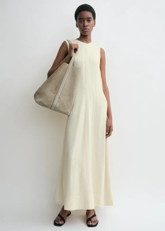 Toteme Slouch waist crinkled dress mistral | Parallel