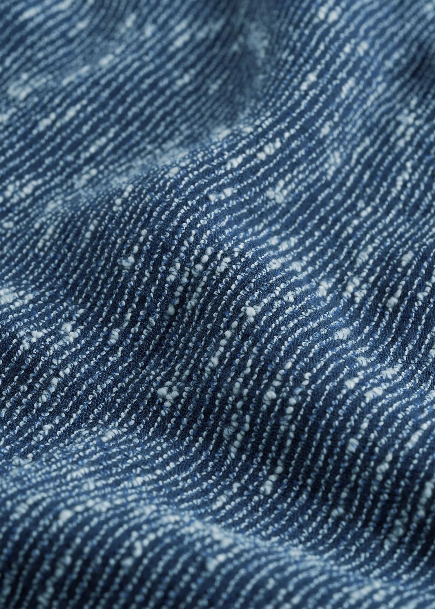 Bouclé sarong azure/white sold by Toteme product image thumbnail 4