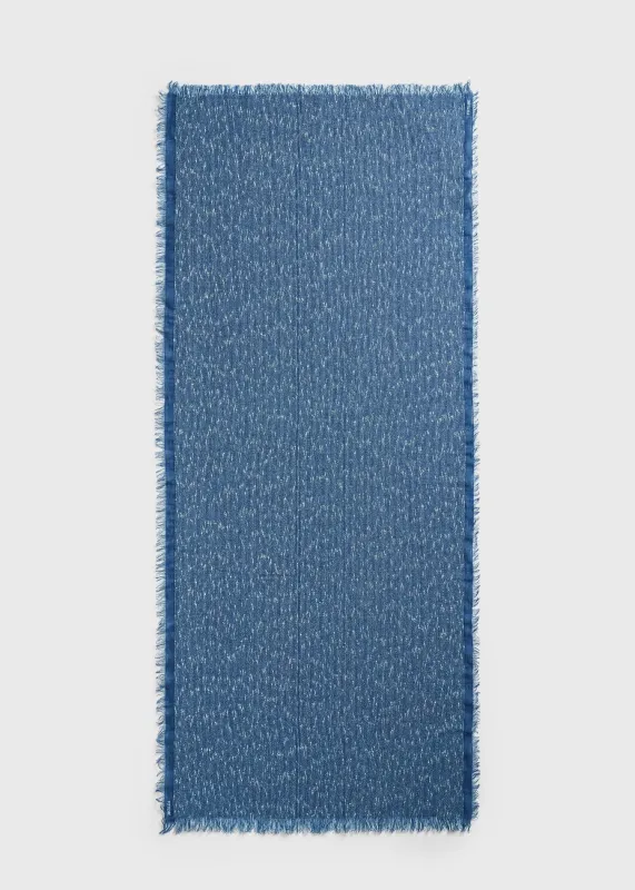 Bouclé sarong azure/white made by Toteme