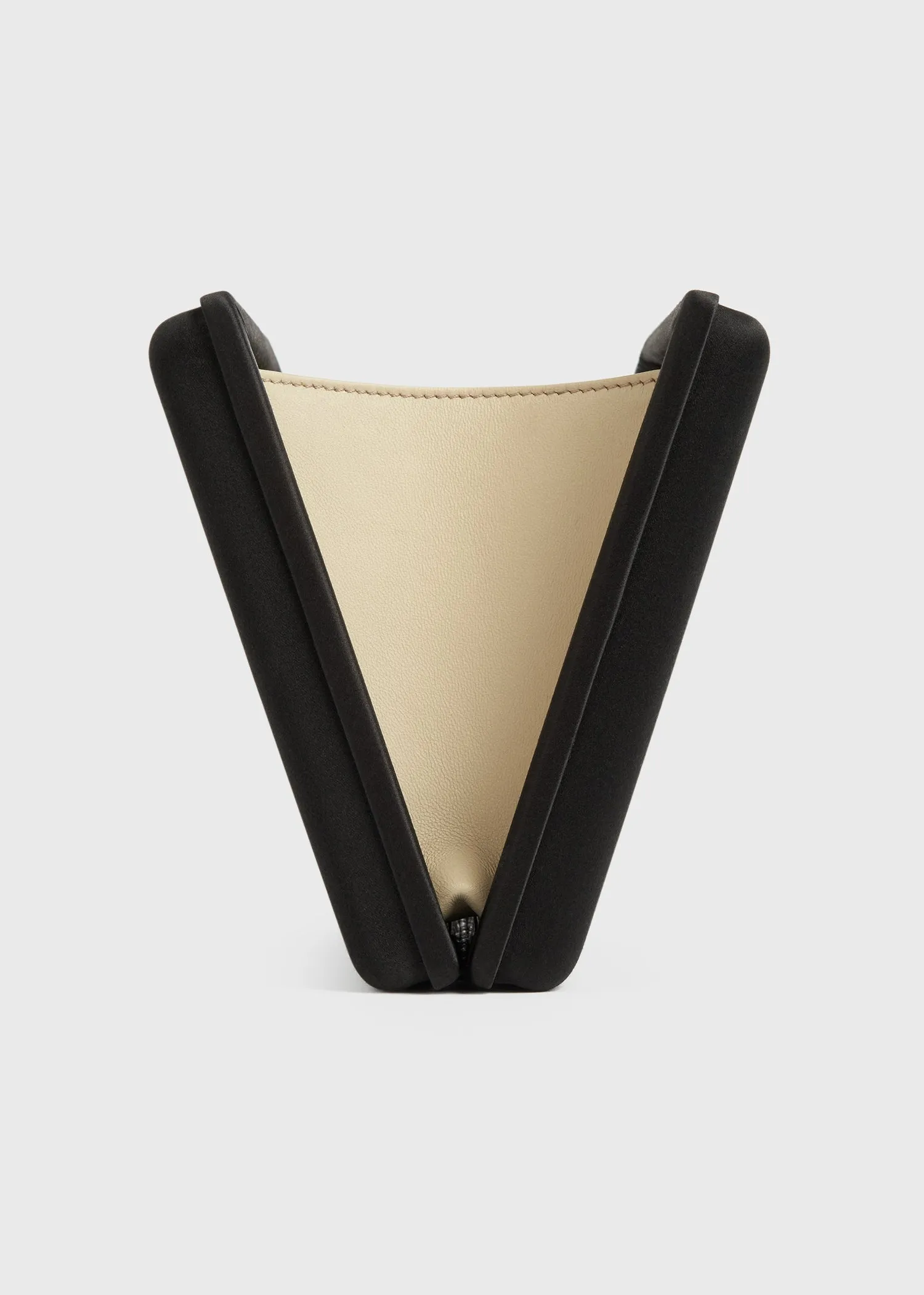 Satin box clutch black sold by Toteme product image thumbnail 4