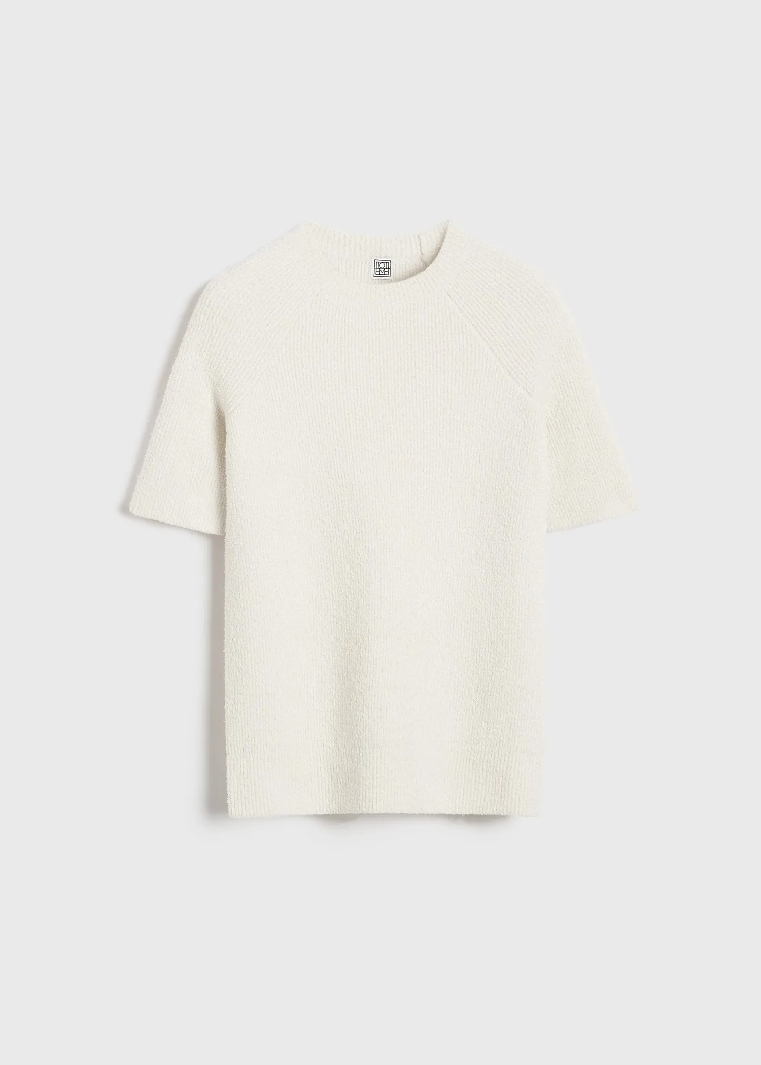 Raglan-sleeve terry knit white sold by Toteme product image thumbnail 5