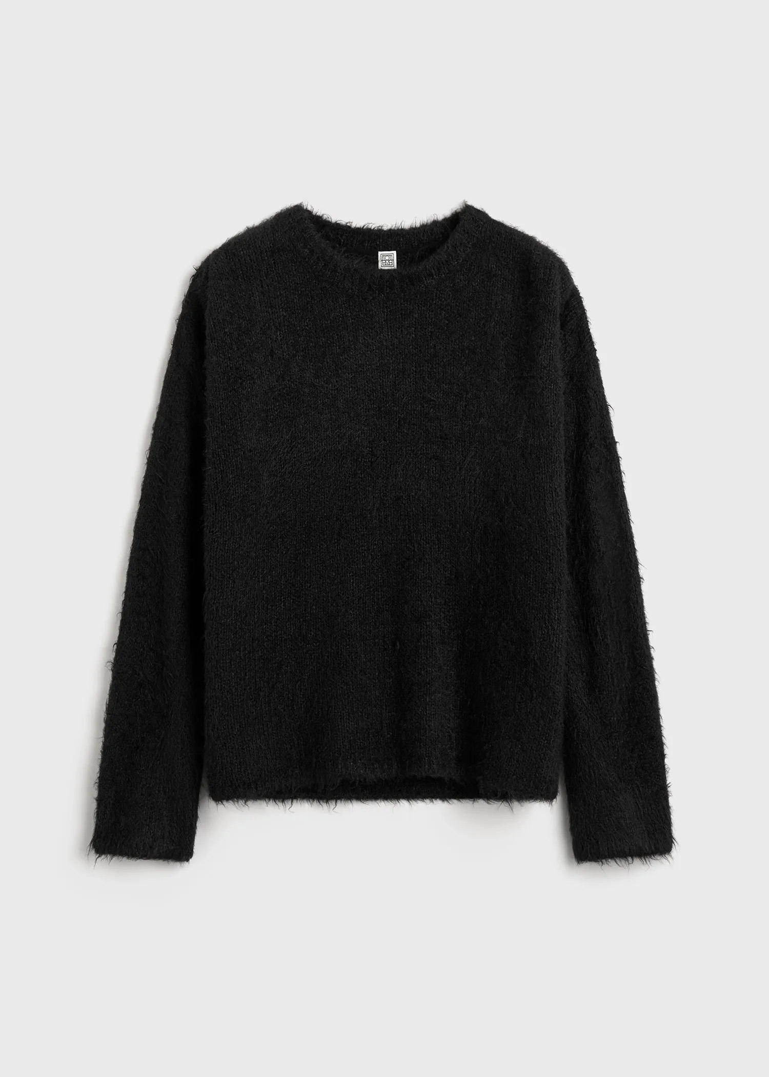 Boxy silk knit black sold by Toteme product image thumbnail 5