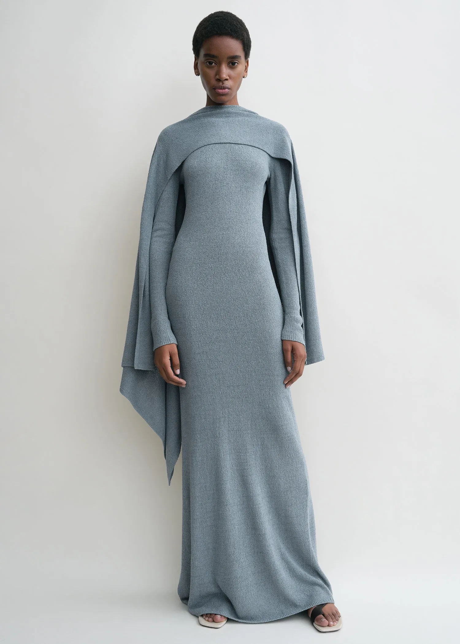 Cape knit dress mistral sold by Toteme product image thumbnail 2