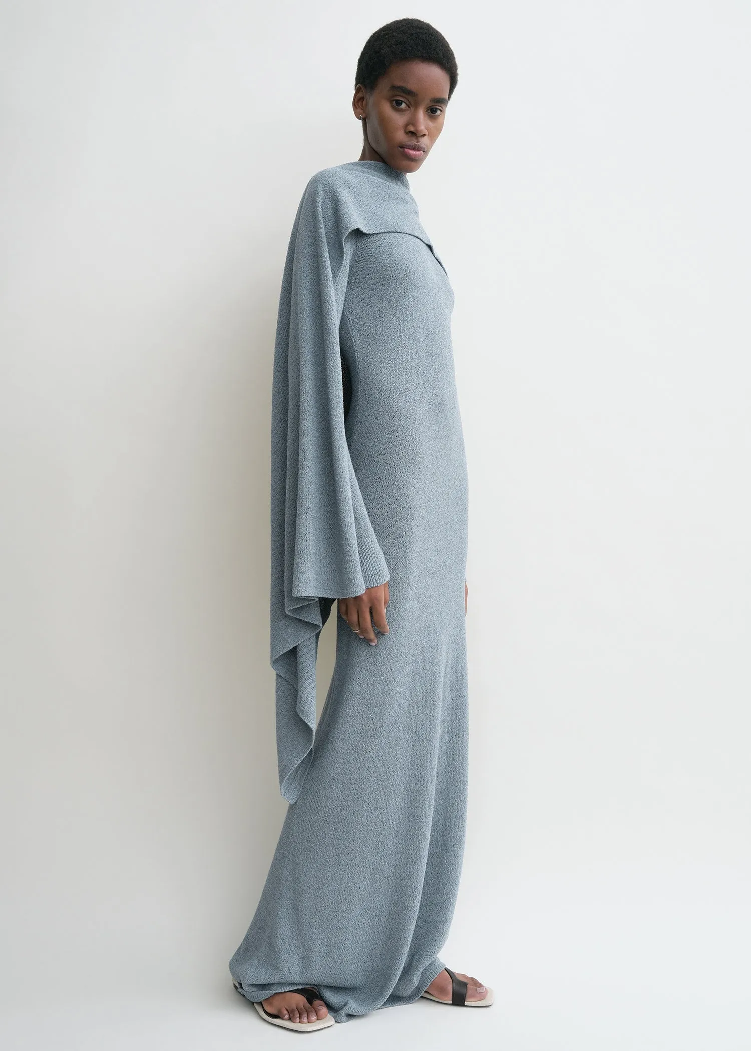 Cape knit dress mistral sold by Toteme product image thumbnail 3