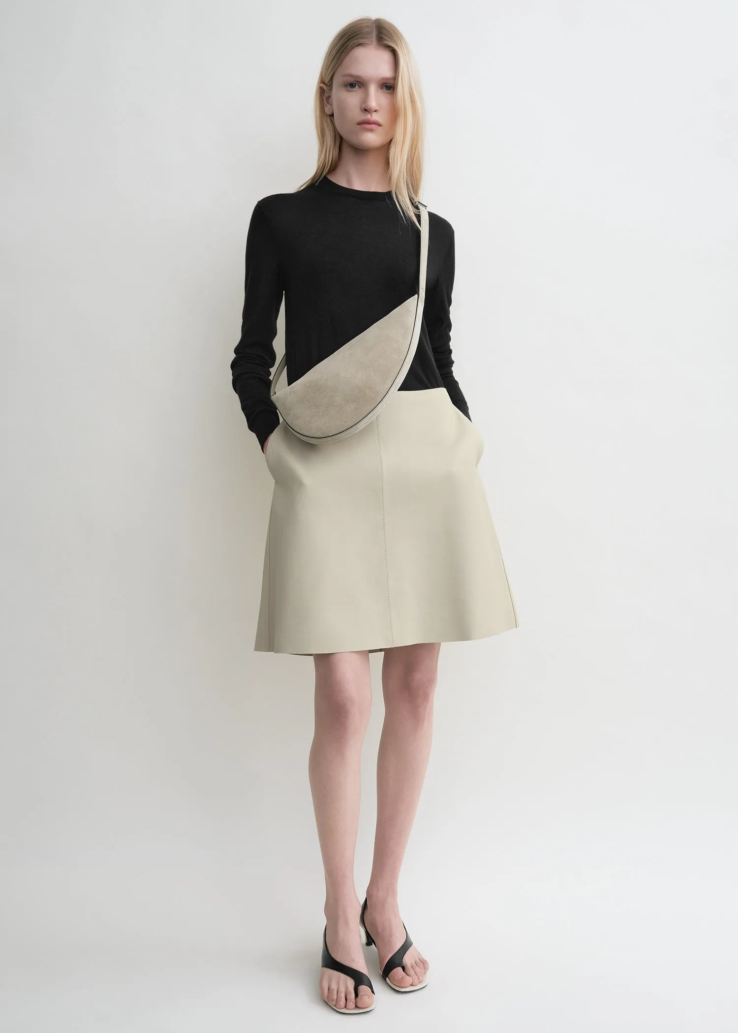 Suede scooped sling desert sold by Toteme product image thumbnail 3