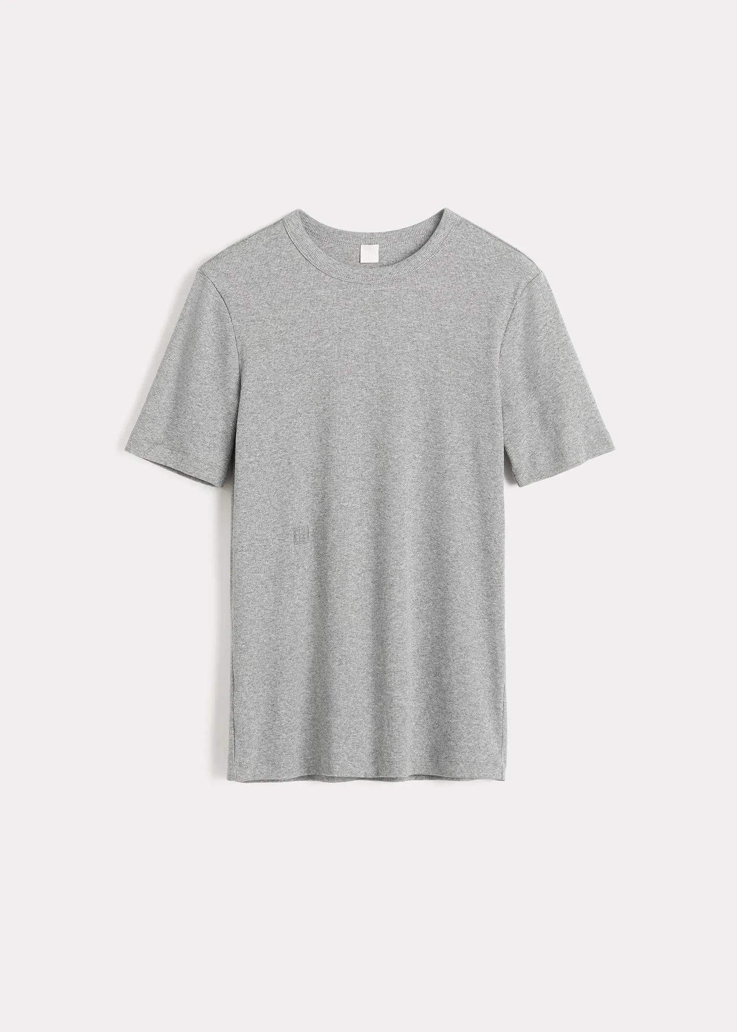 Classic rib tee grey melange sold by Toteme product image thumbnail 5
