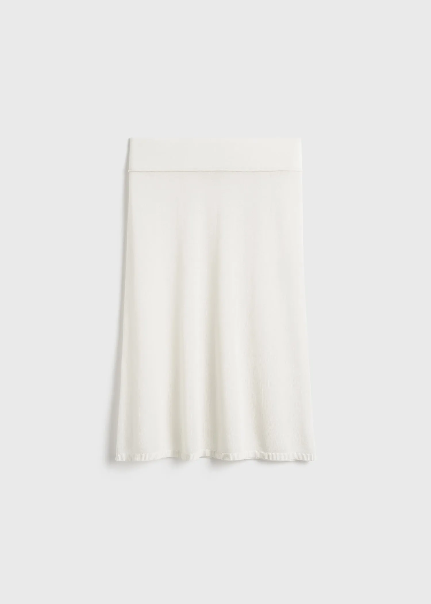 Short knit skirt white sold by Toteme product image thumbnail 5