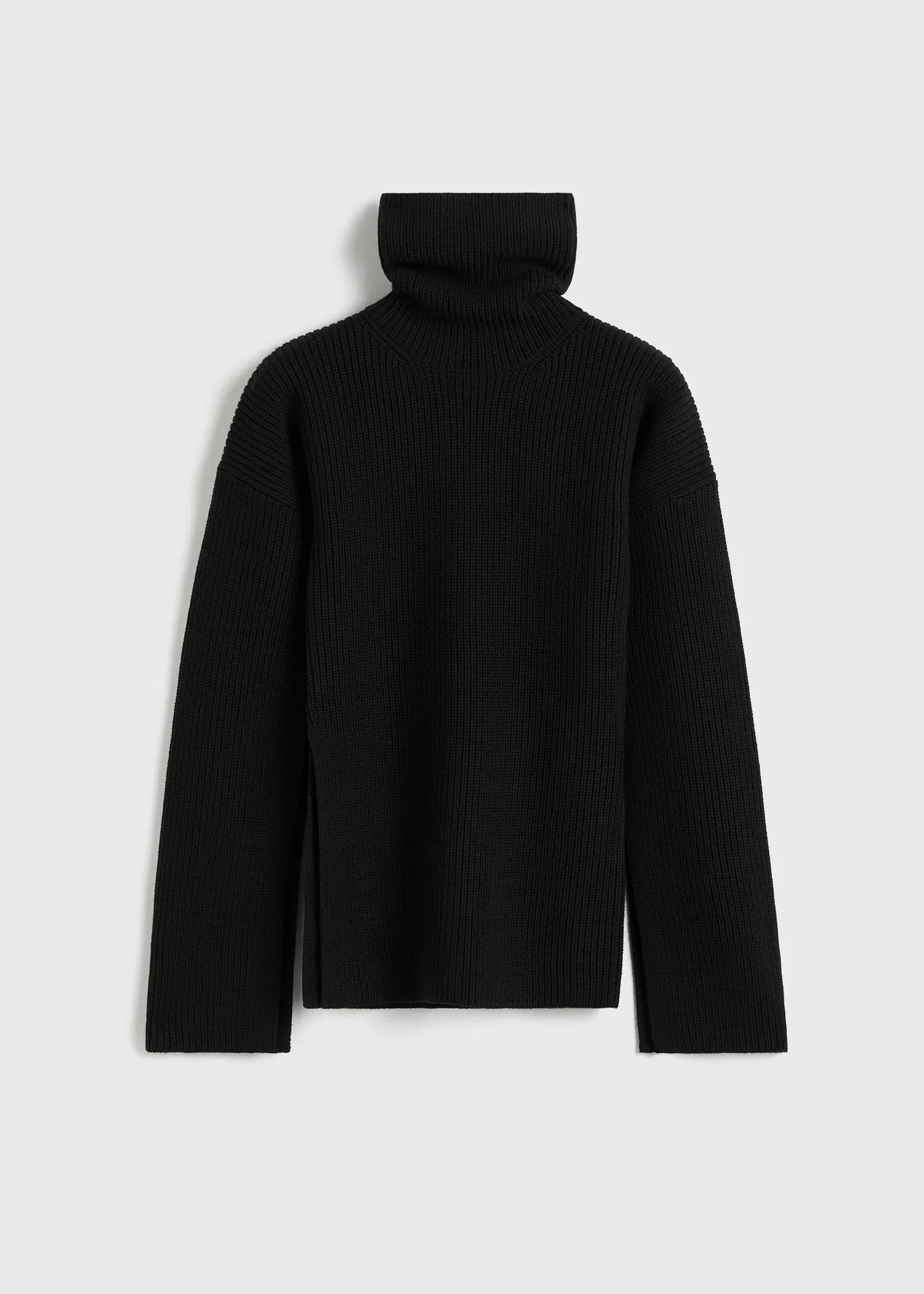 Slit sleeve knit black sold by Toteme product image thumbnail 5