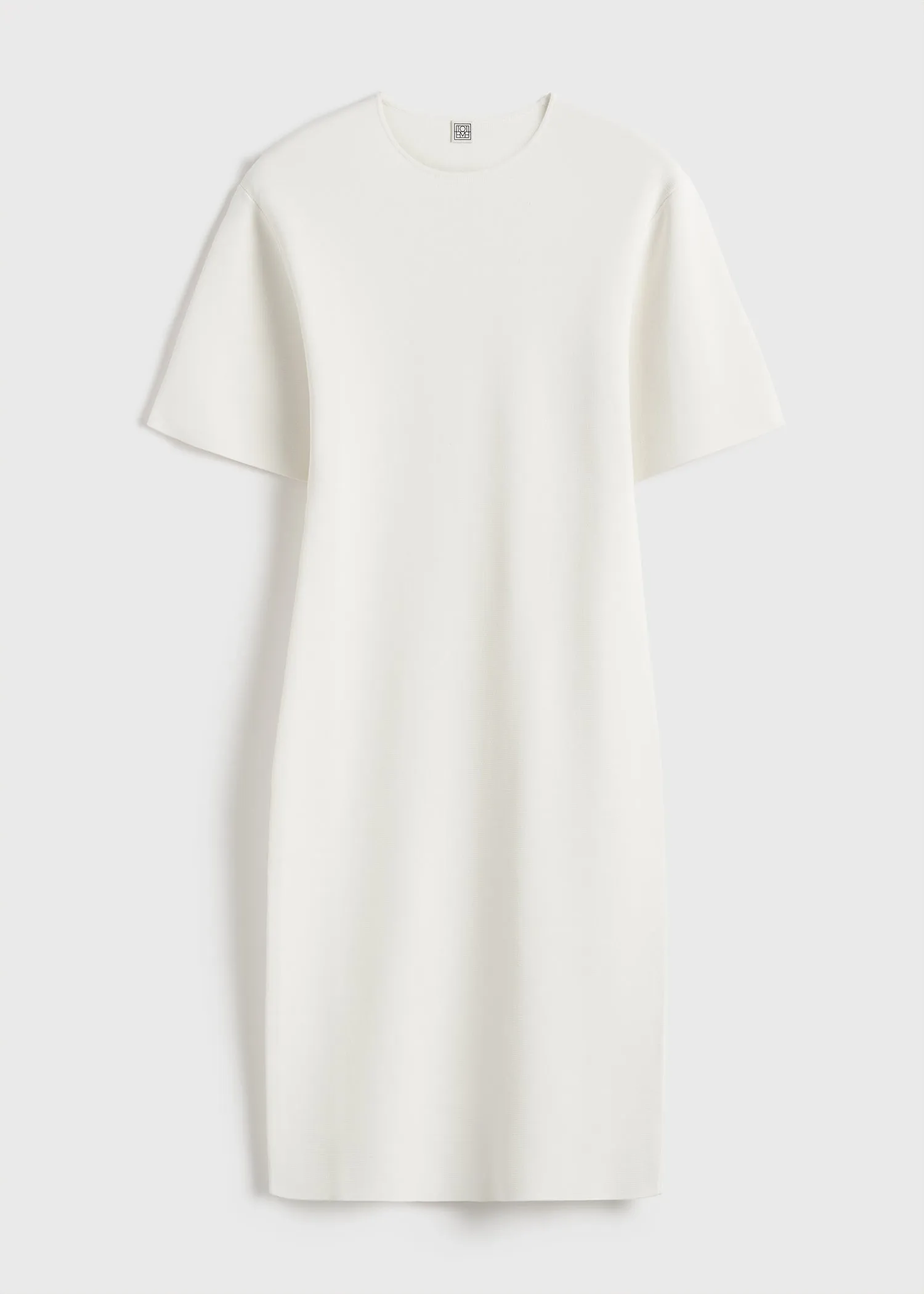 Tee knit dress white sold by Toteme product image thumbnail 5