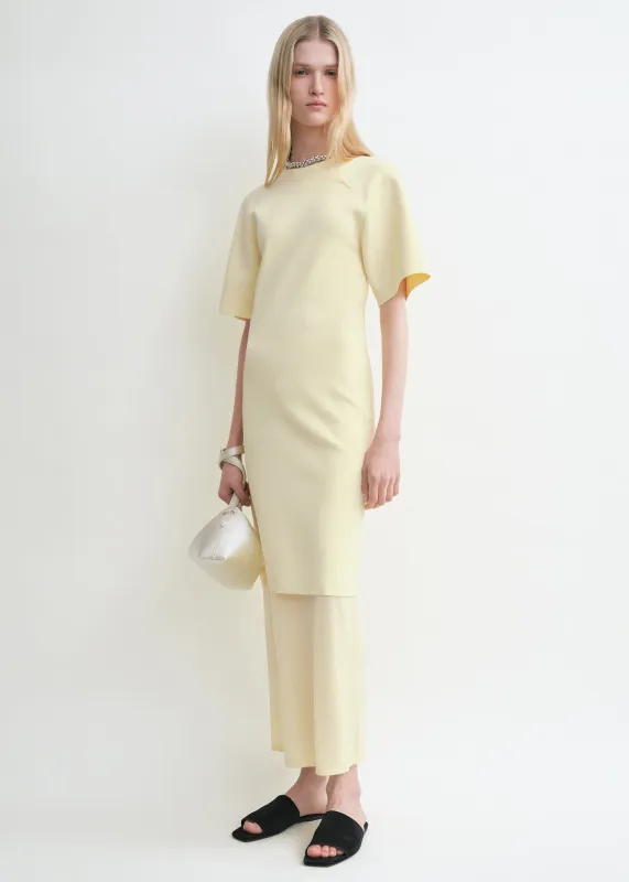 Tee knit dress straw sold by Toteme