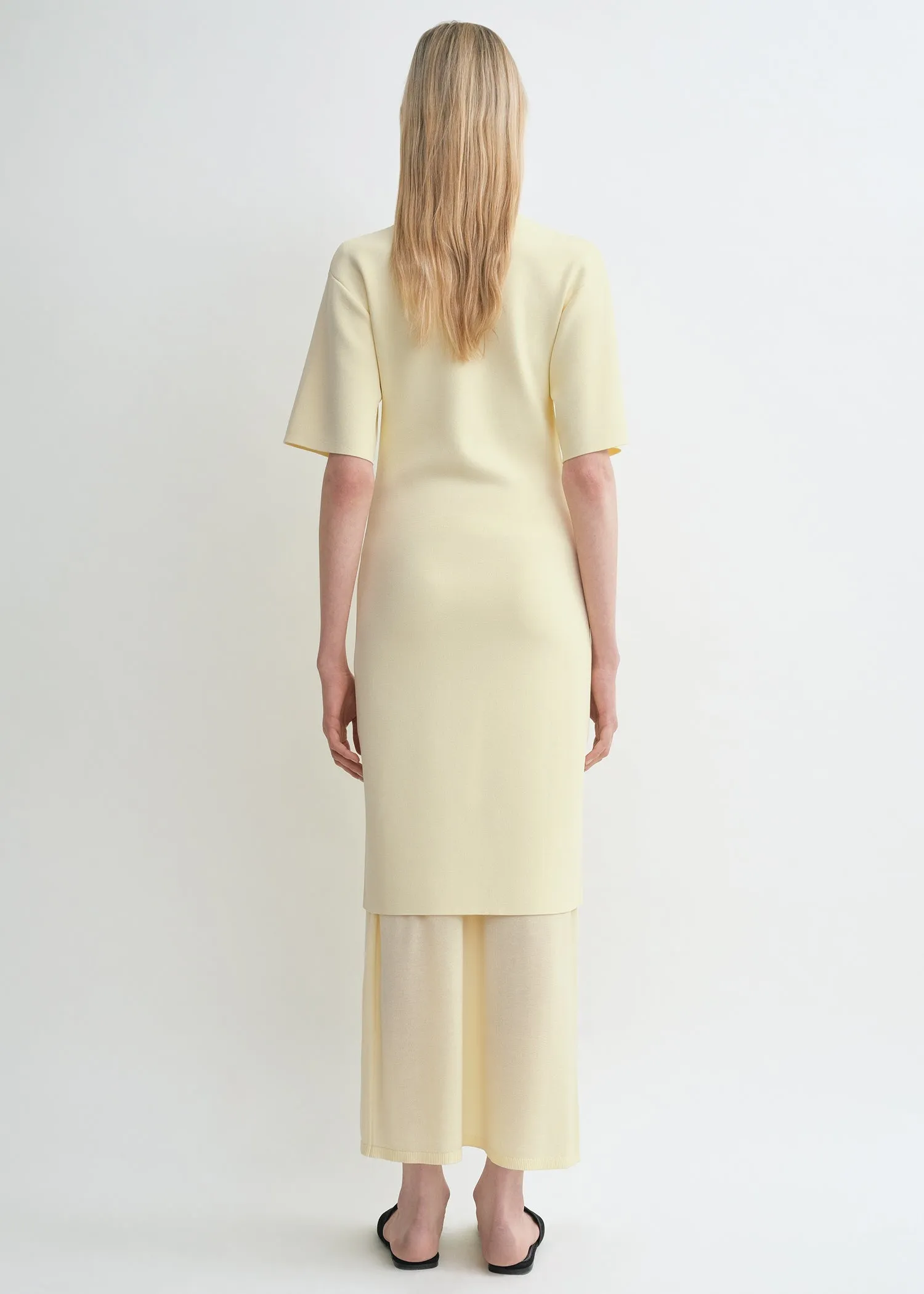 Tee knit dress straw sold by Toteme product image thumbnail 3