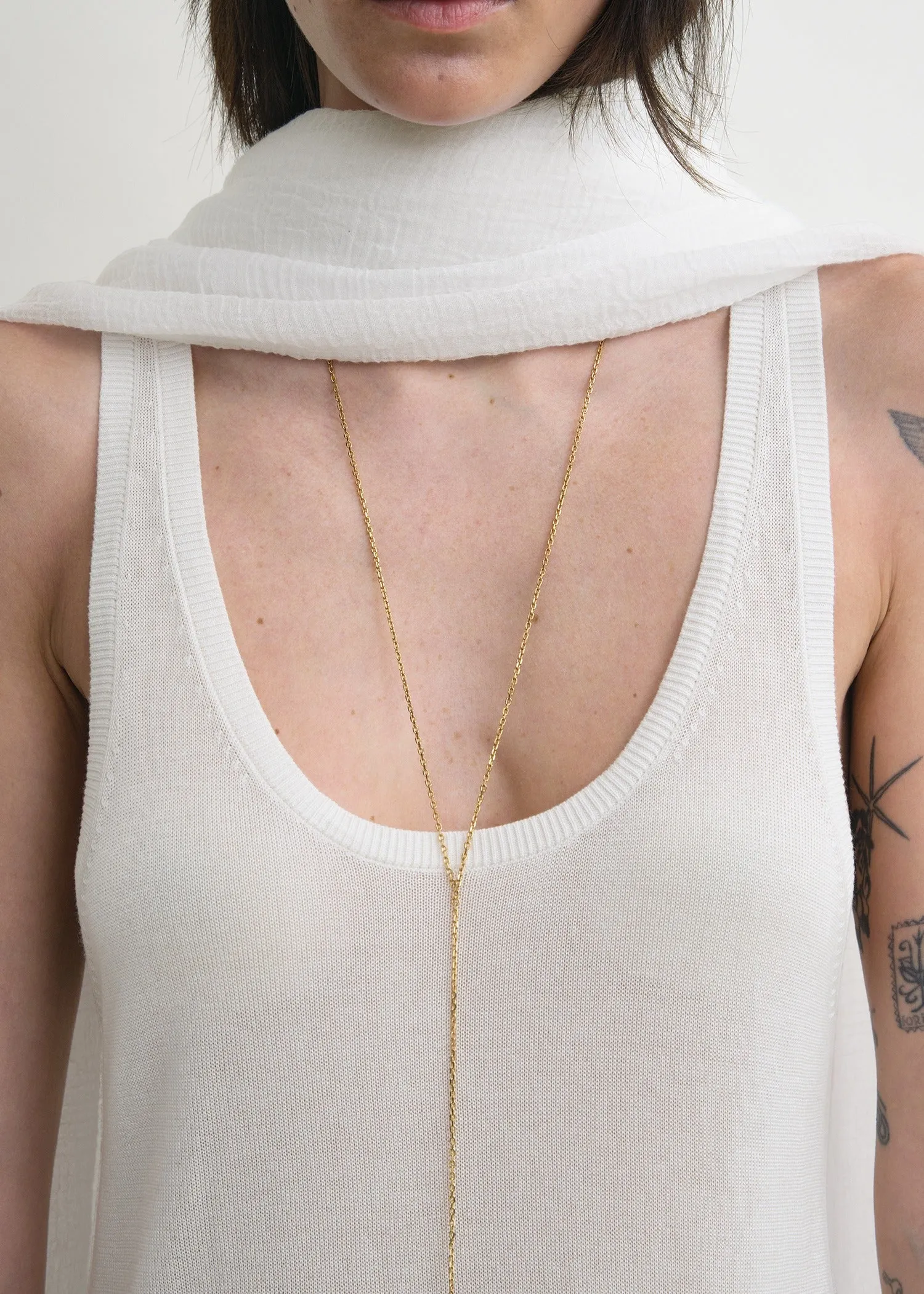 Tank knit white sold by Toteme product image thumbnail 4