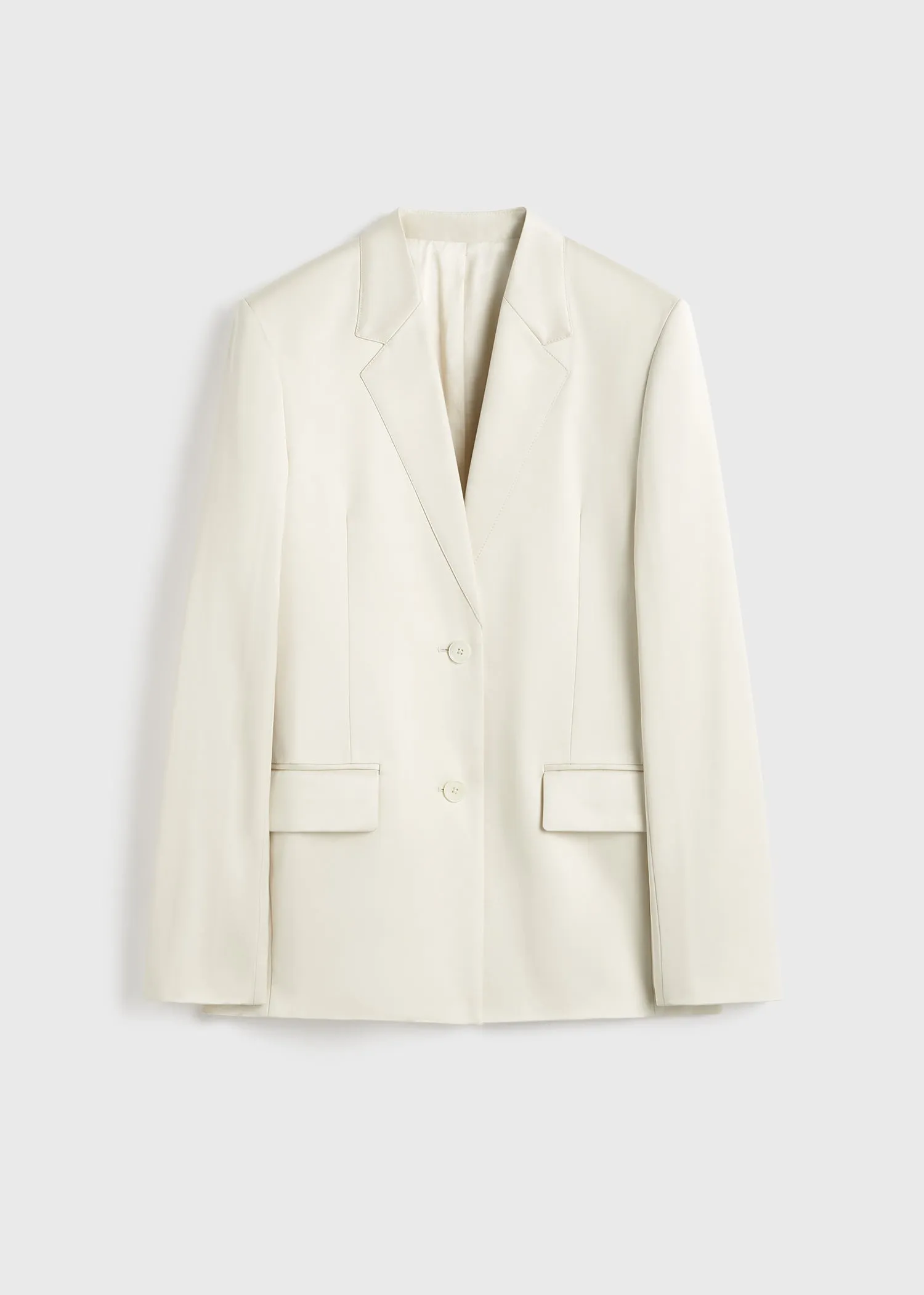 Stitch lapel jacket ecru sold by Toteme product image thumbnail 5