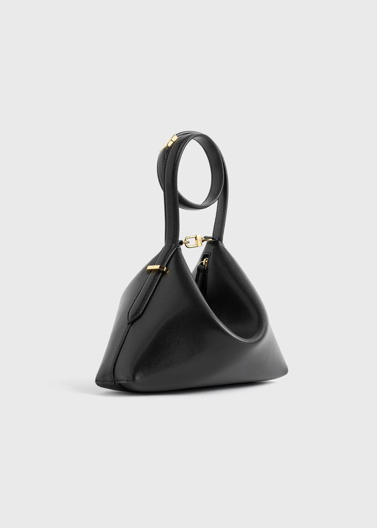 Bevel leather wristlet black sold by Toteme product image thumbnail 4